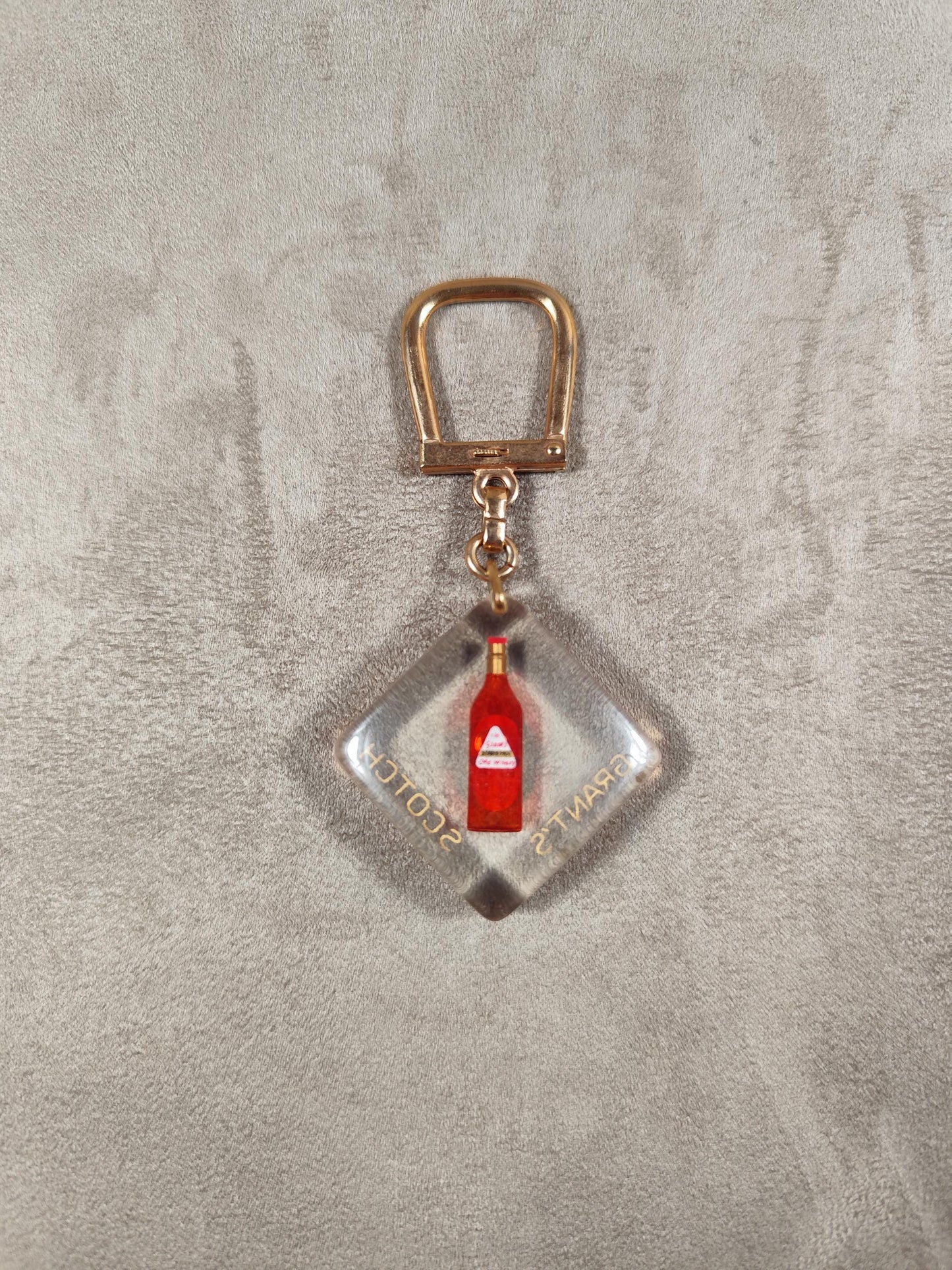 Porte clés Bourbon à bulle Grant's Scotch Whisky Made in France Vintage 1970