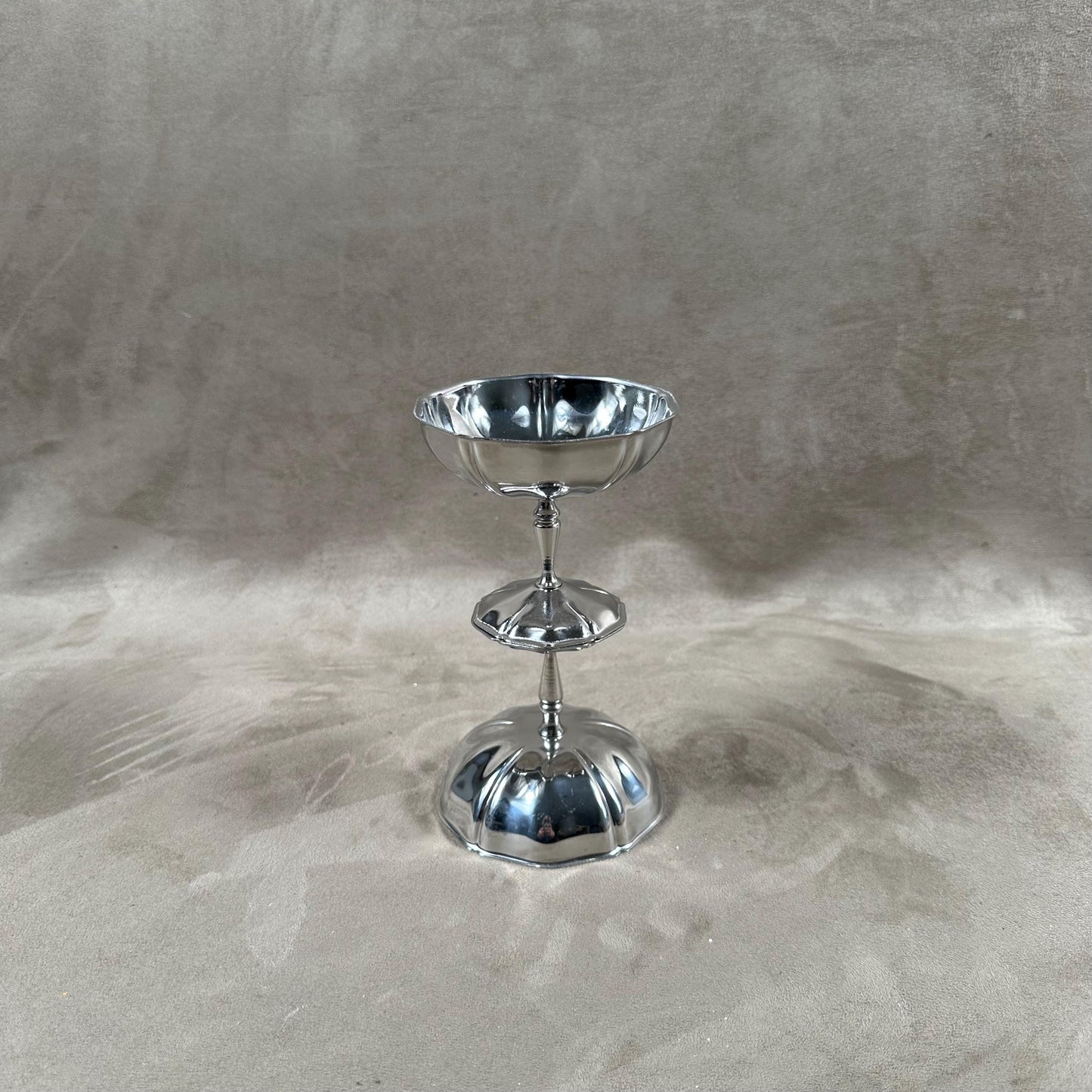 Lot de 2 coupes à glace en inox 18/10 vintage Made in France