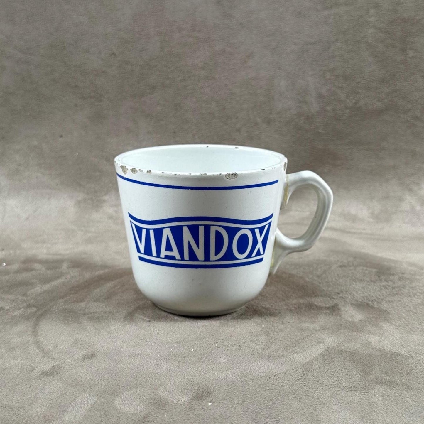 RARE Tasse Viandox en faience vintage Made in France Années 1950