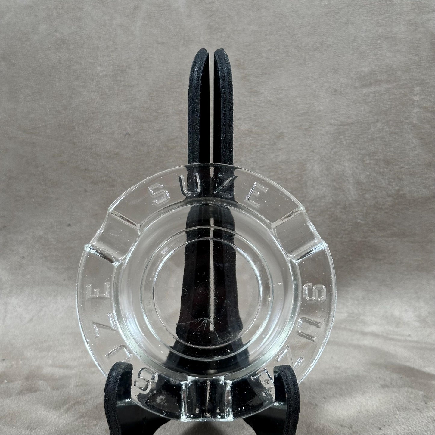 Cendrier en verre Suze vintage Made in France