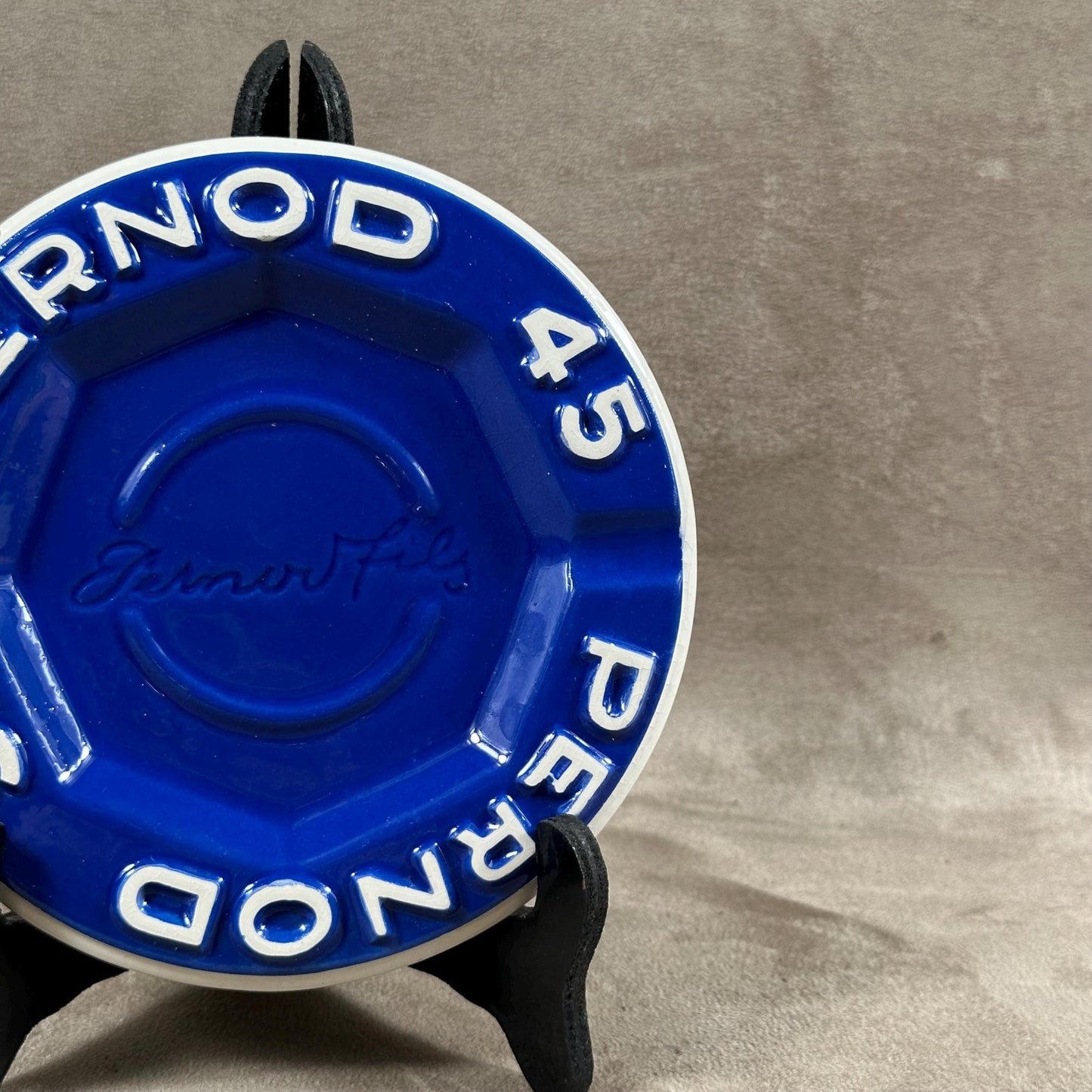 Cendrier en céramique Anisette Pernod, Pernod 51, Pernod 45 vintage, Made in France