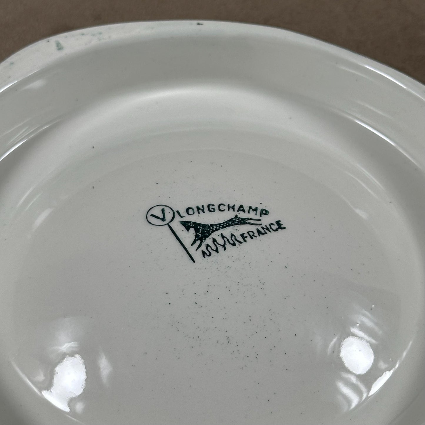 Cendrier Publicitaire en Faïence de Gien, Le Mandarin Cusenier, Made in France, Vintage 1980