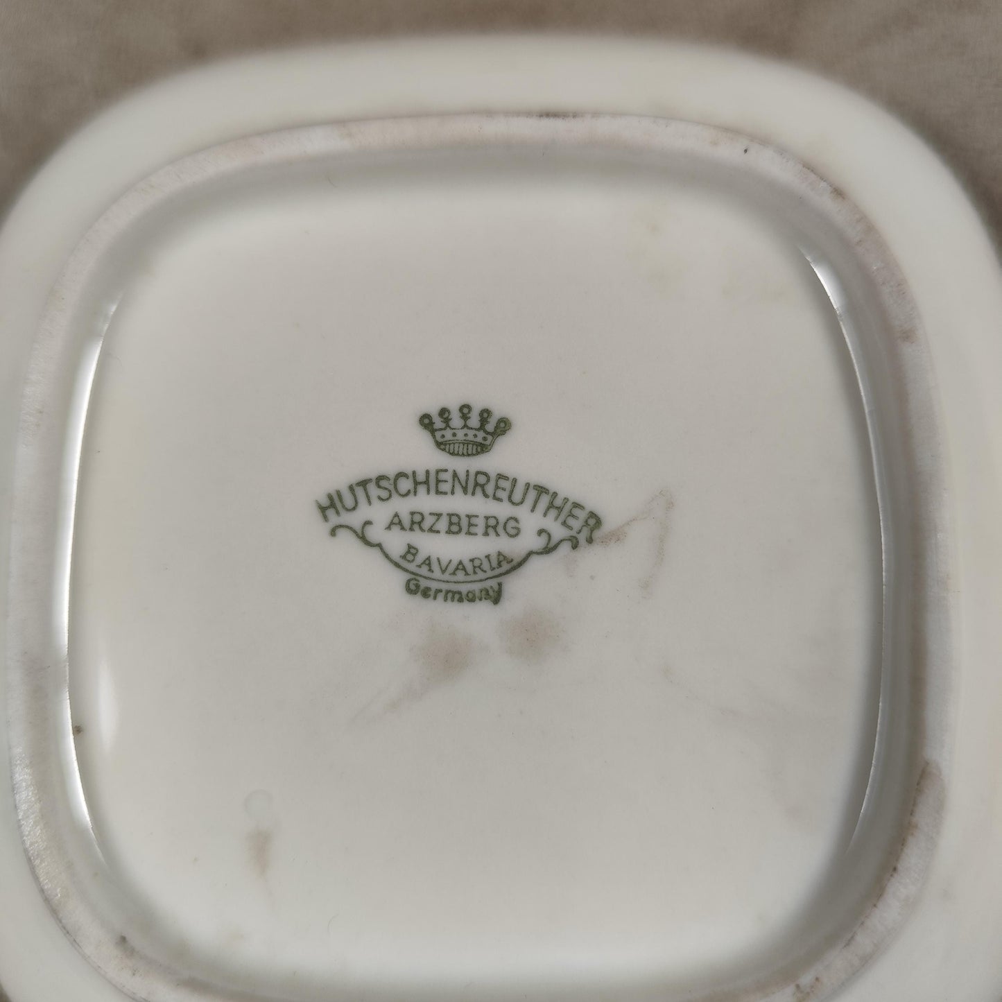 Cendrier publicitaire en faience liqueur Doornkaat par Hutschenreuther Made in Germany Vintage 1970