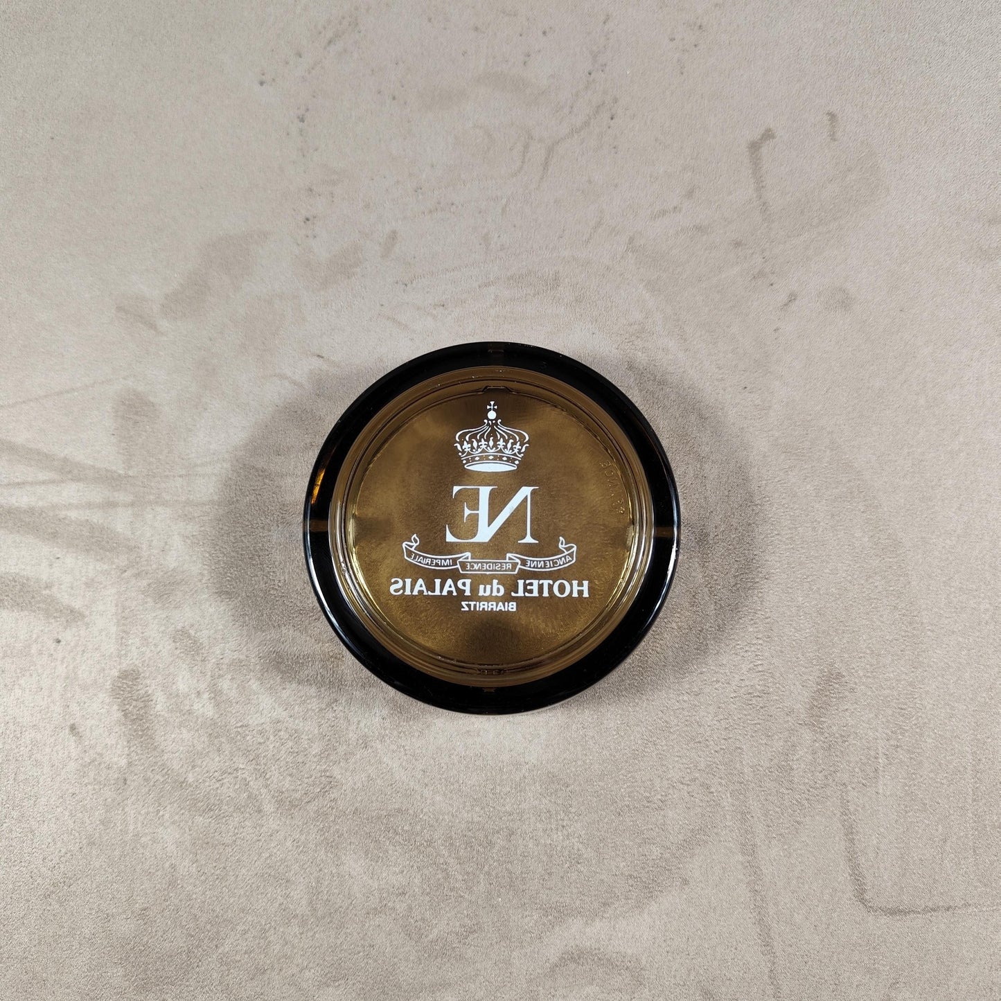 Cendrier Publicitaire en verre, Hôtel du Palais Biarritz, Made in France, Vintage 1980