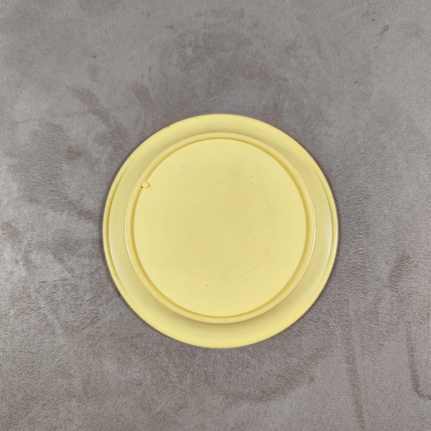 Cendrier ramasse monnaie Grant's vintage en plastique jaune Années 1980
