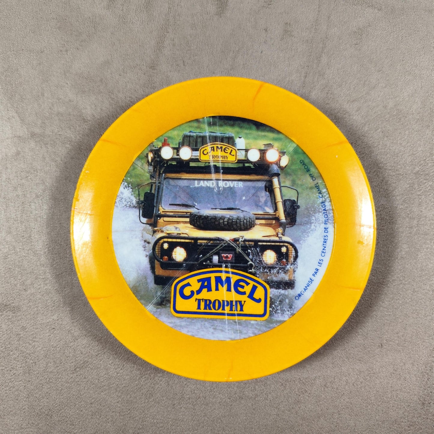 Cendrier Publicitaire en plastique Camel Trophy Made in France Vintage 1980