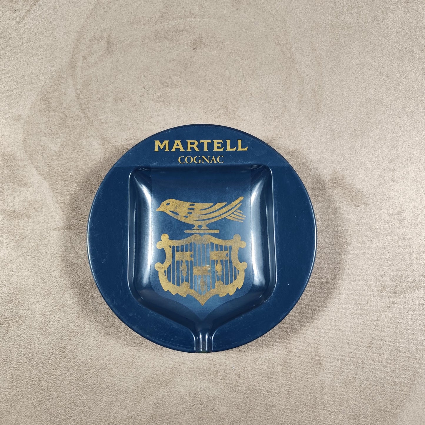 Cendrier publicitaire cognac Martell vintage Made in France 1970