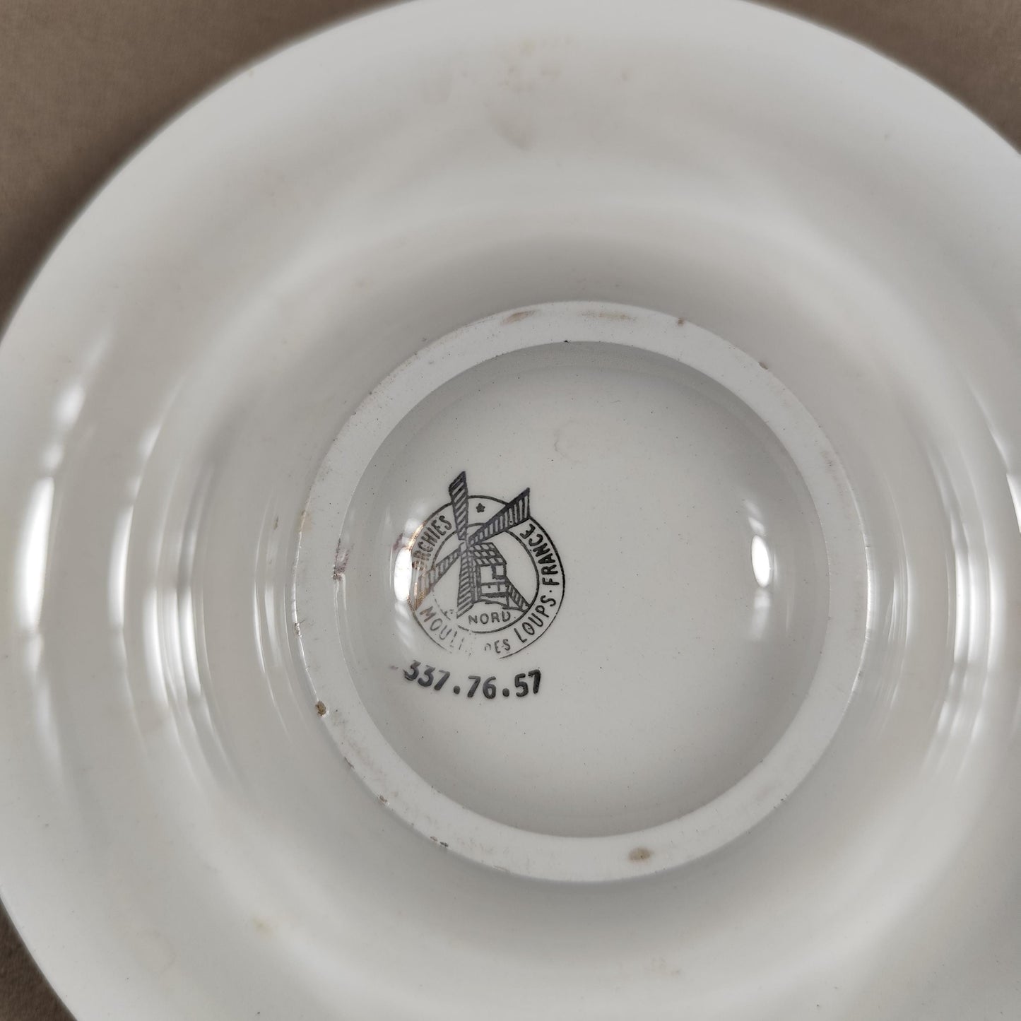 Cendrier en céramique PICON par le Moulin des Loups Made in France Vintage 1970