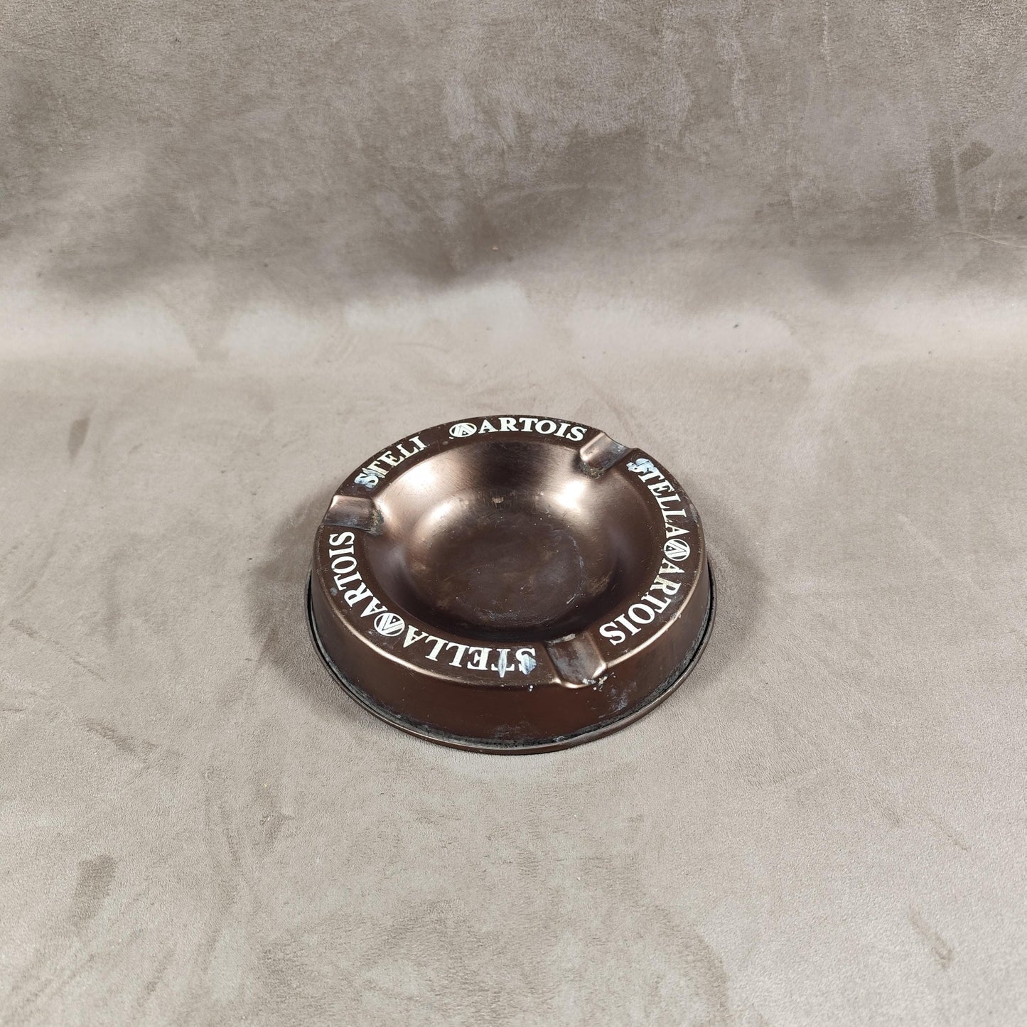 Cendrier en aluminium Stella Artois Made in France Vintage 1980