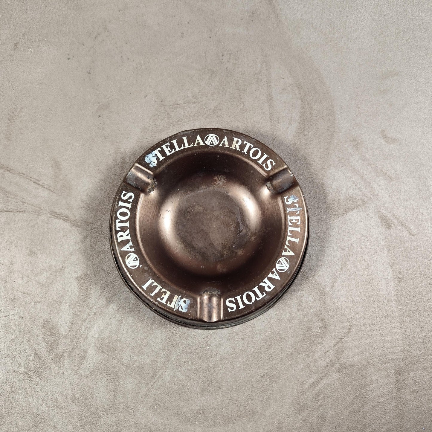 Cendrier en aluminium Stella Artois Made in France Vintage 1980