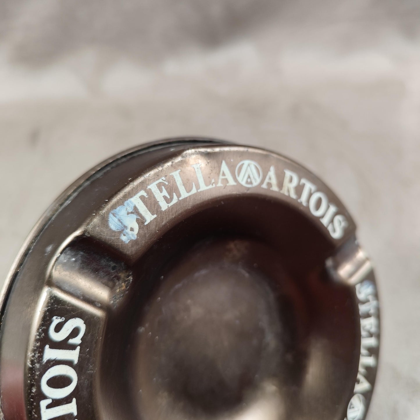 Cendrier en aluminium Stella Artois Made in France Vintage 1980