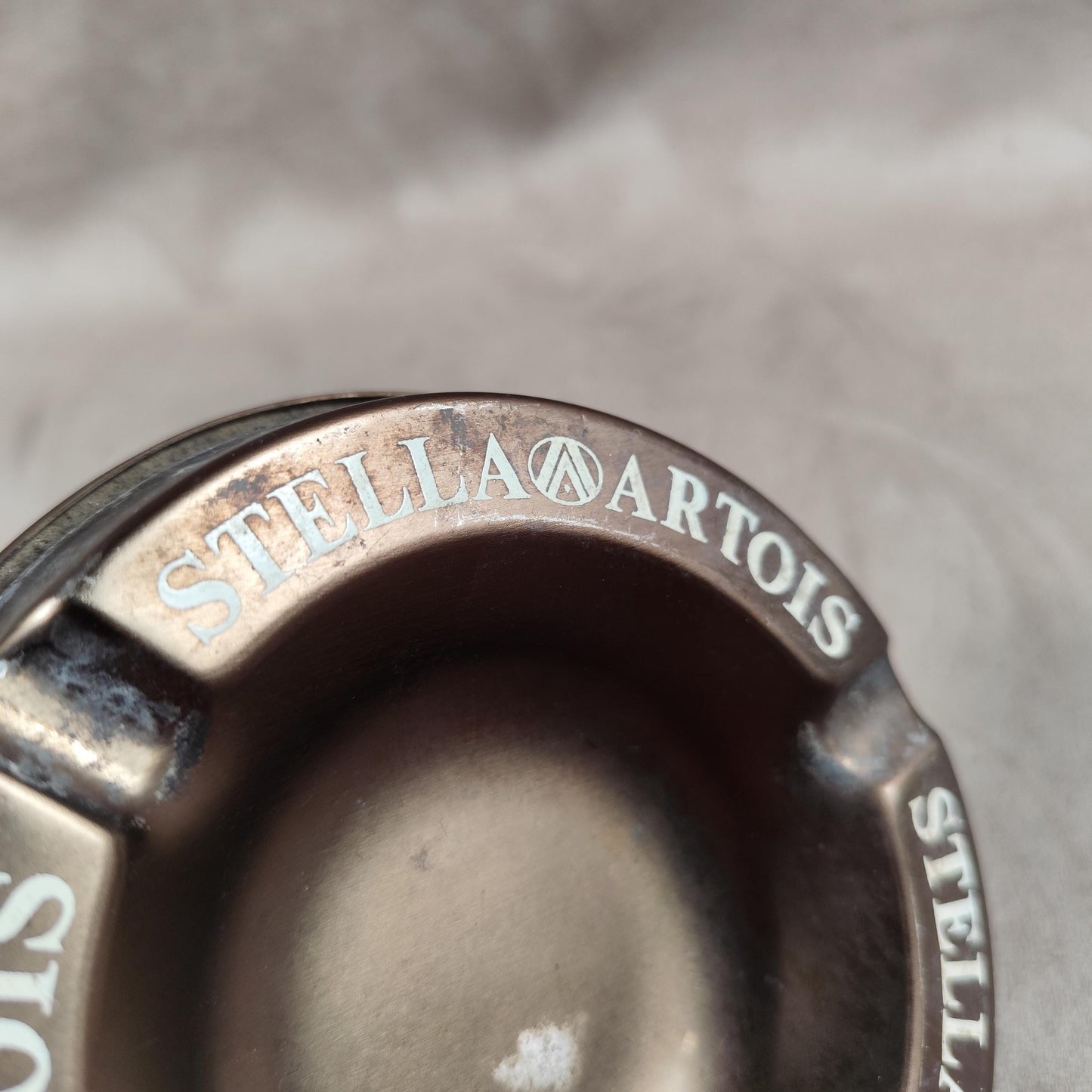 Cendrier en aluminium Stella Artois Made in France Vintage 1980