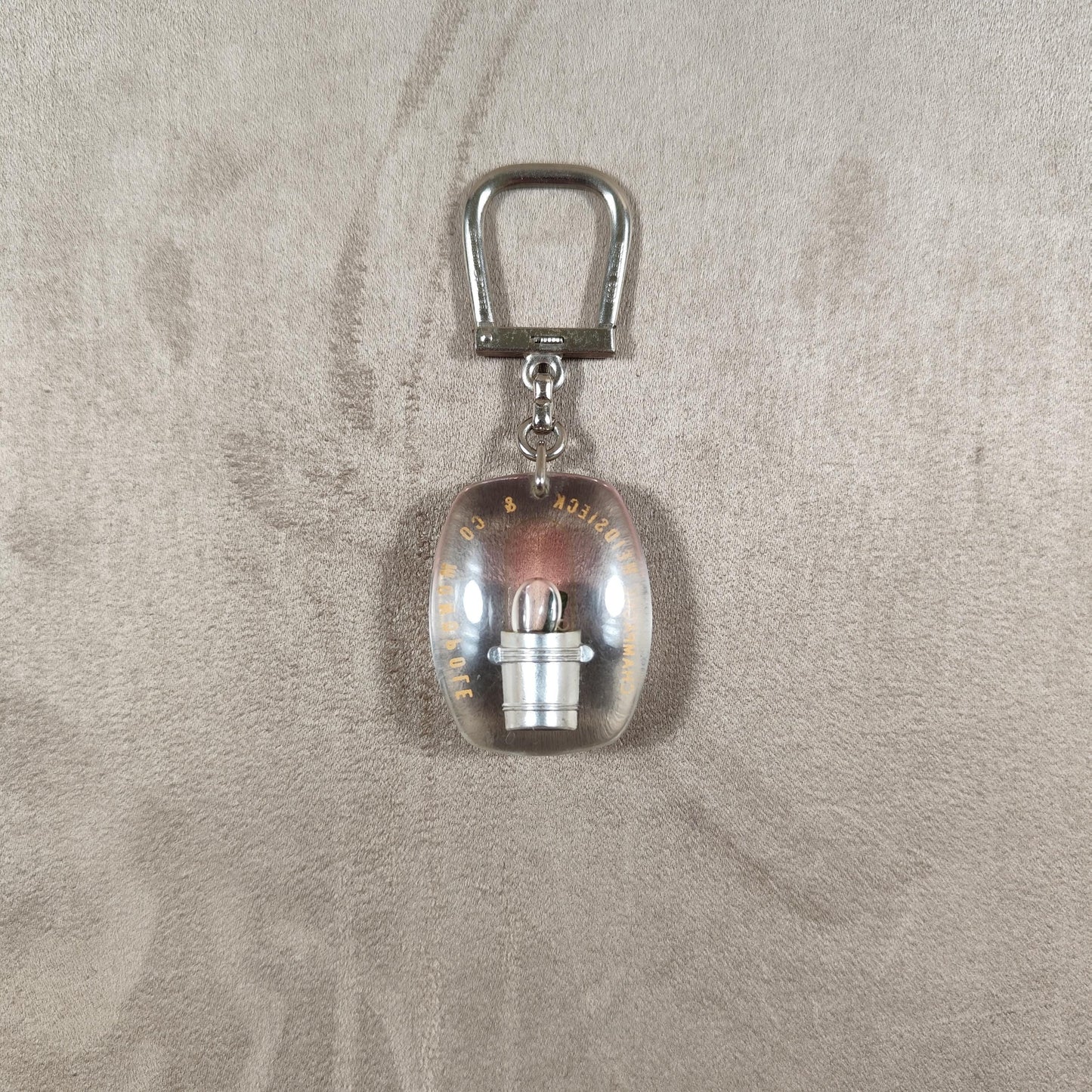Porte clés Bourbon à bulle Champagne Heidsieck Monopole Made in France Vintage 1970