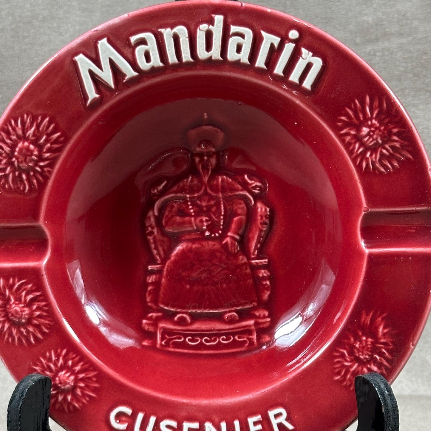 Cendrier Publicitaire Mandarin Cusenier, Proceram Roussillon, Made in France, Vintage 1980