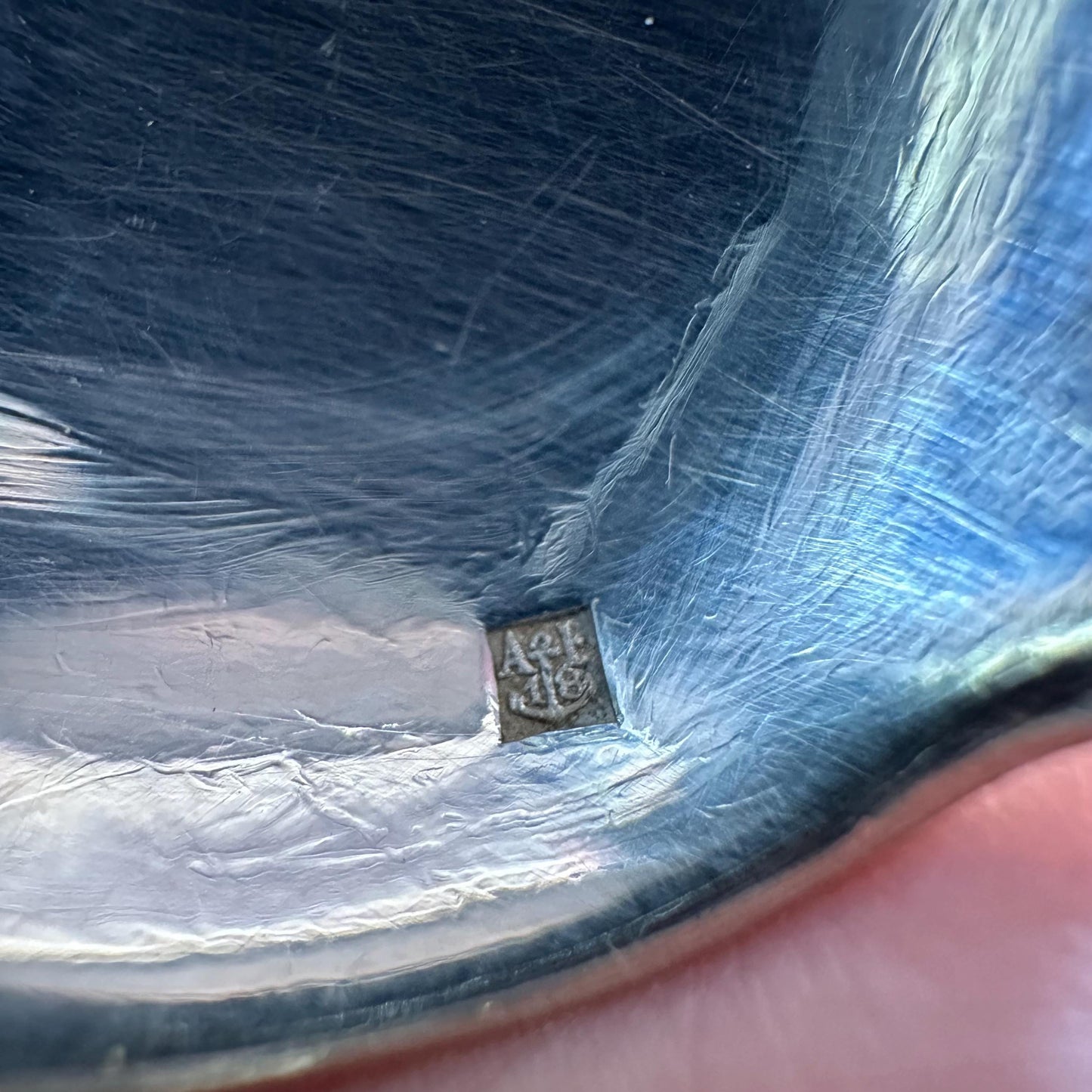 RARE Lot de 6 petites cuillères Armand Frenais en métal argenté en écrin Made in France