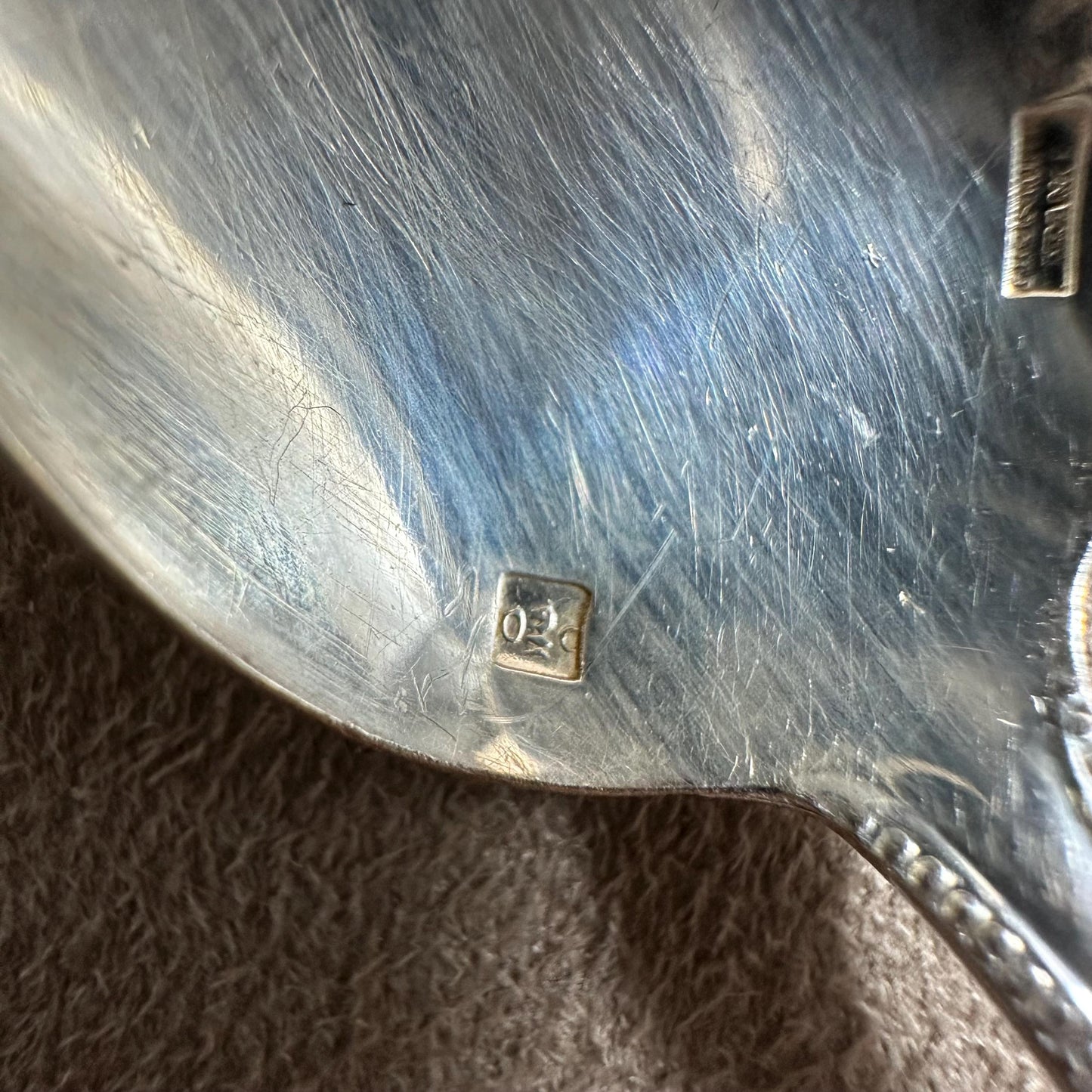 RARE Lot de 6 petites cuillères à moka CHRISTOFLE en métal argenté en écrin Made in France