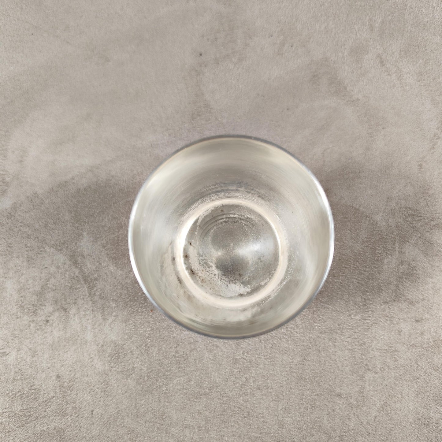 Timbale de baptêmes en métal argenté gravé Tina par Cailar Bayard Made in France 1900
