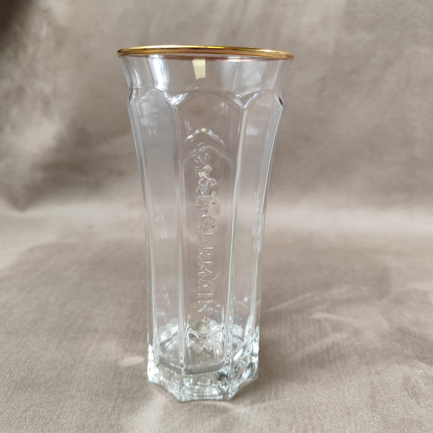 RARE Lot de 6 verres St Germain Liqueur de fleur de Sureau en verre Made in France Vintage 2000