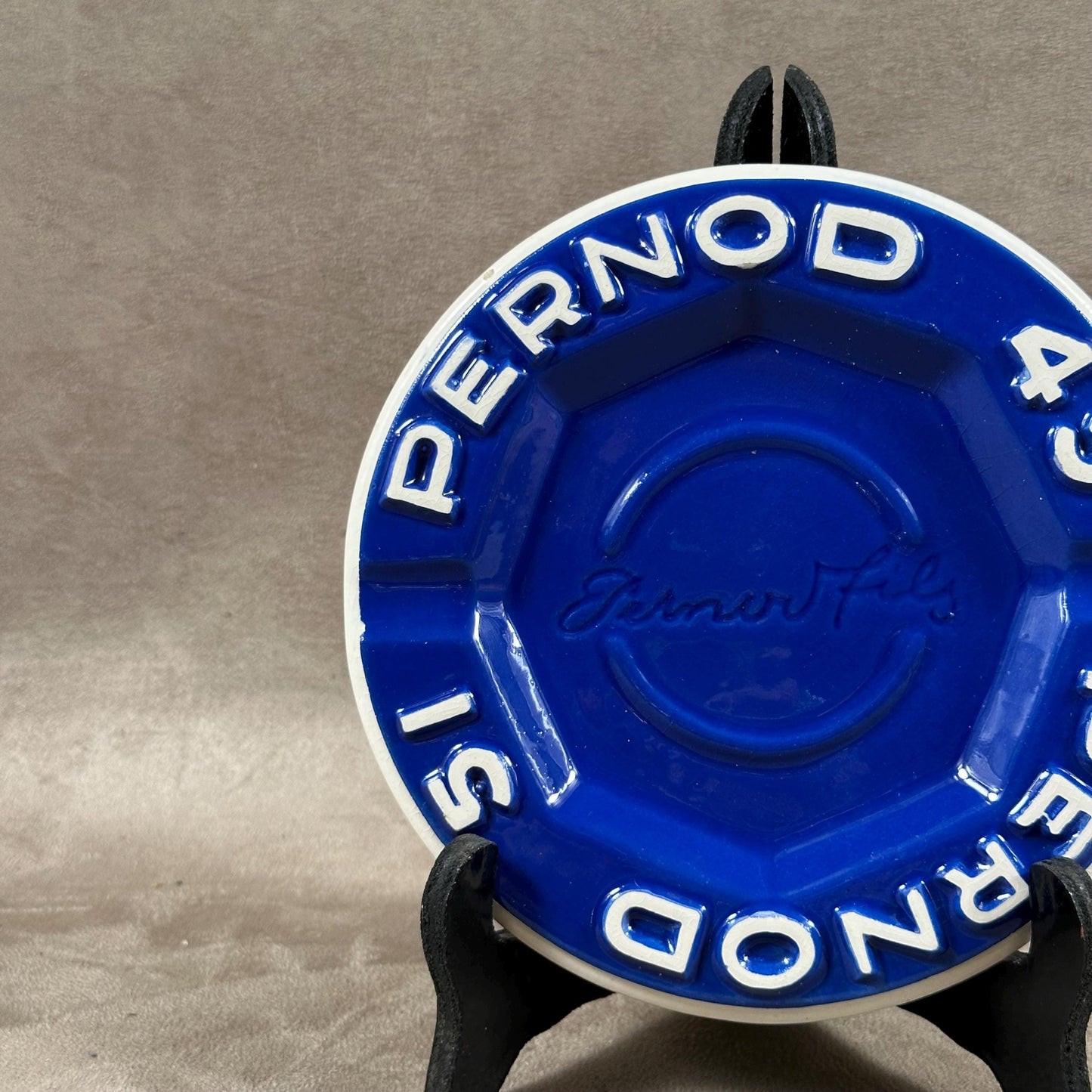 Cendrier en céramique Anisette Pernod, Pernod 51, Pernod 45 vintage, Made in France