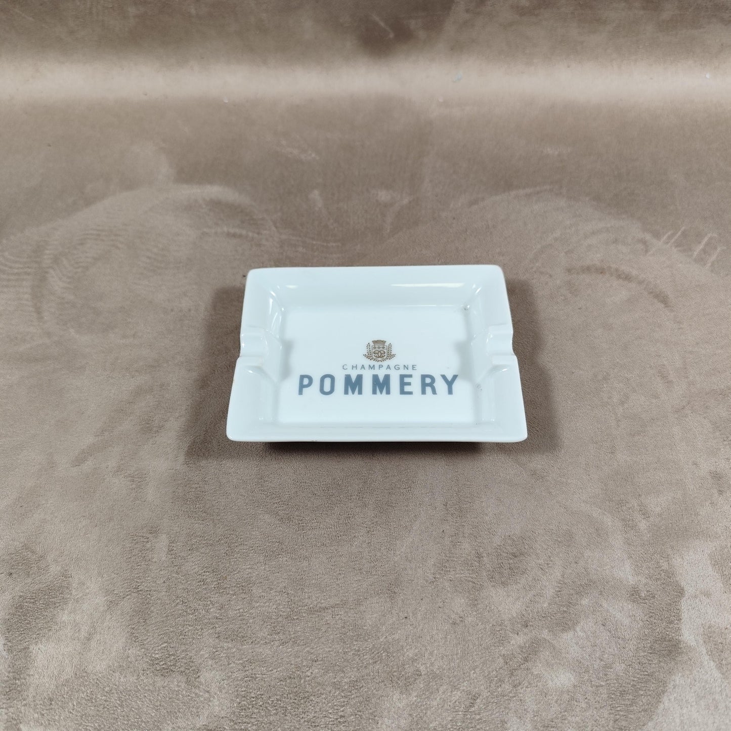 Cendrier publicitaire Champagne Pommery par Artoria Made in France Vintage 1970