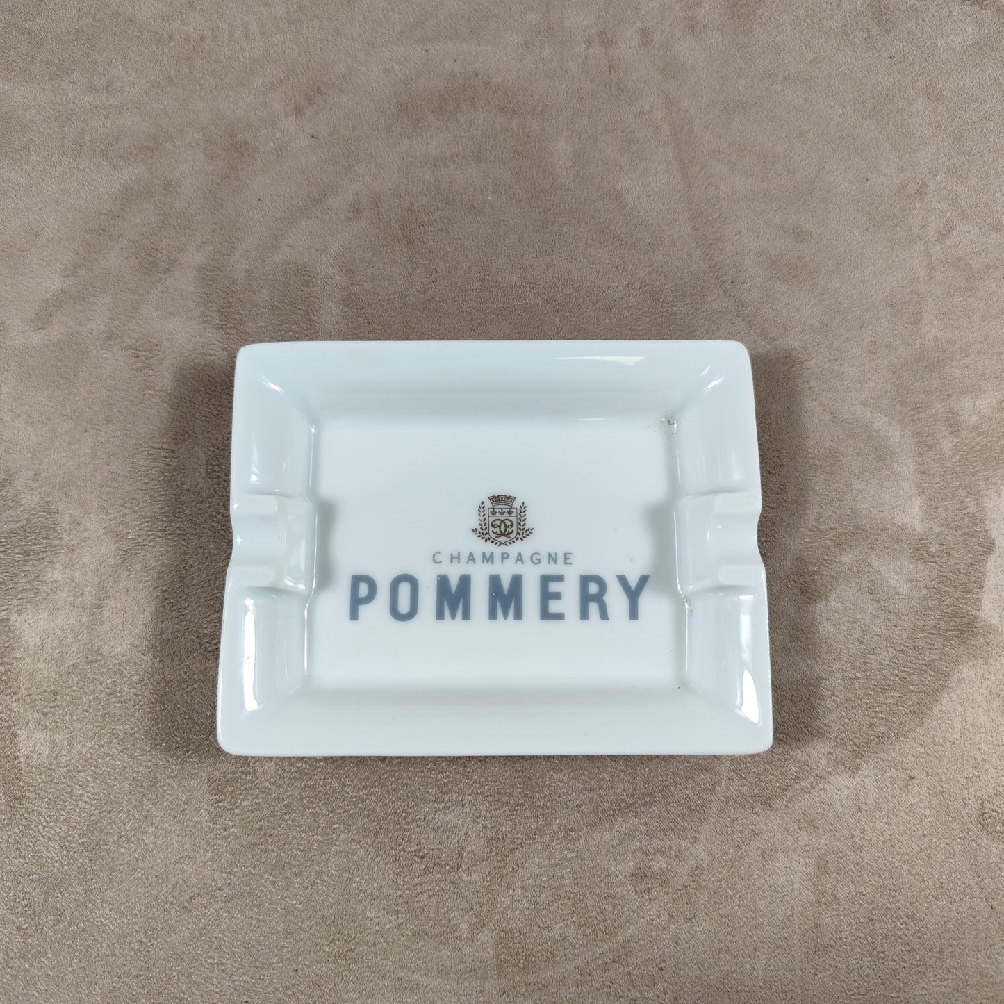 Cendrier publicitaire Champagne Pommery par Artoria Made in France Vintage 1970