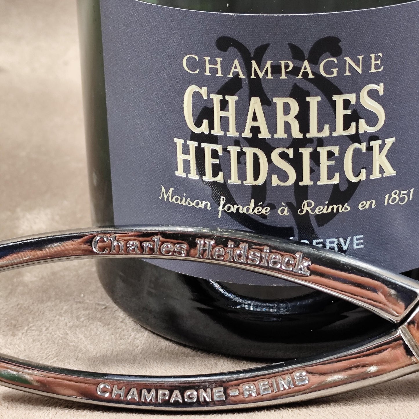 Pince à bouchon de Champagne Charles Heidsieck Made in France Vintage 1970