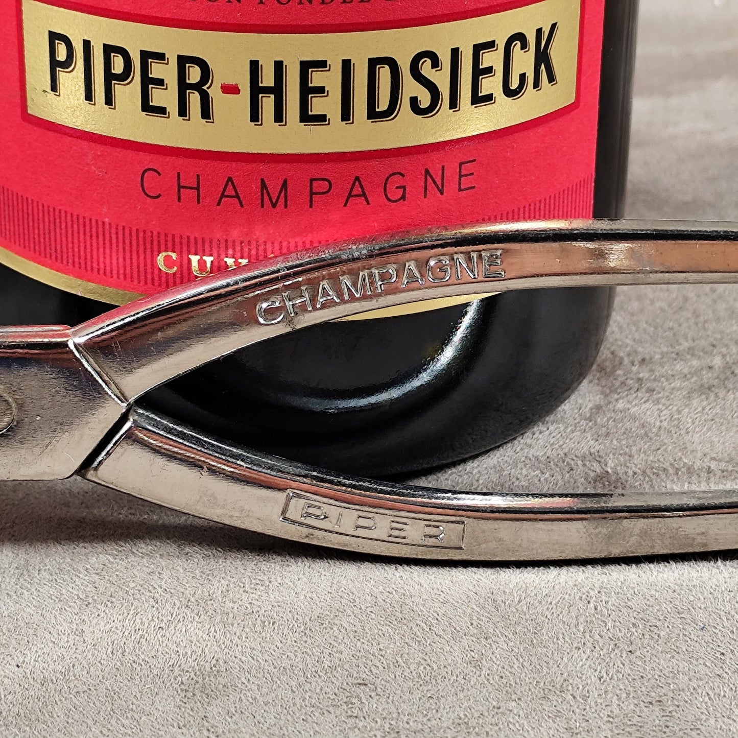 Pince à bouchon de Champagne Piper-Heidsieck Made in France Vintage 1970