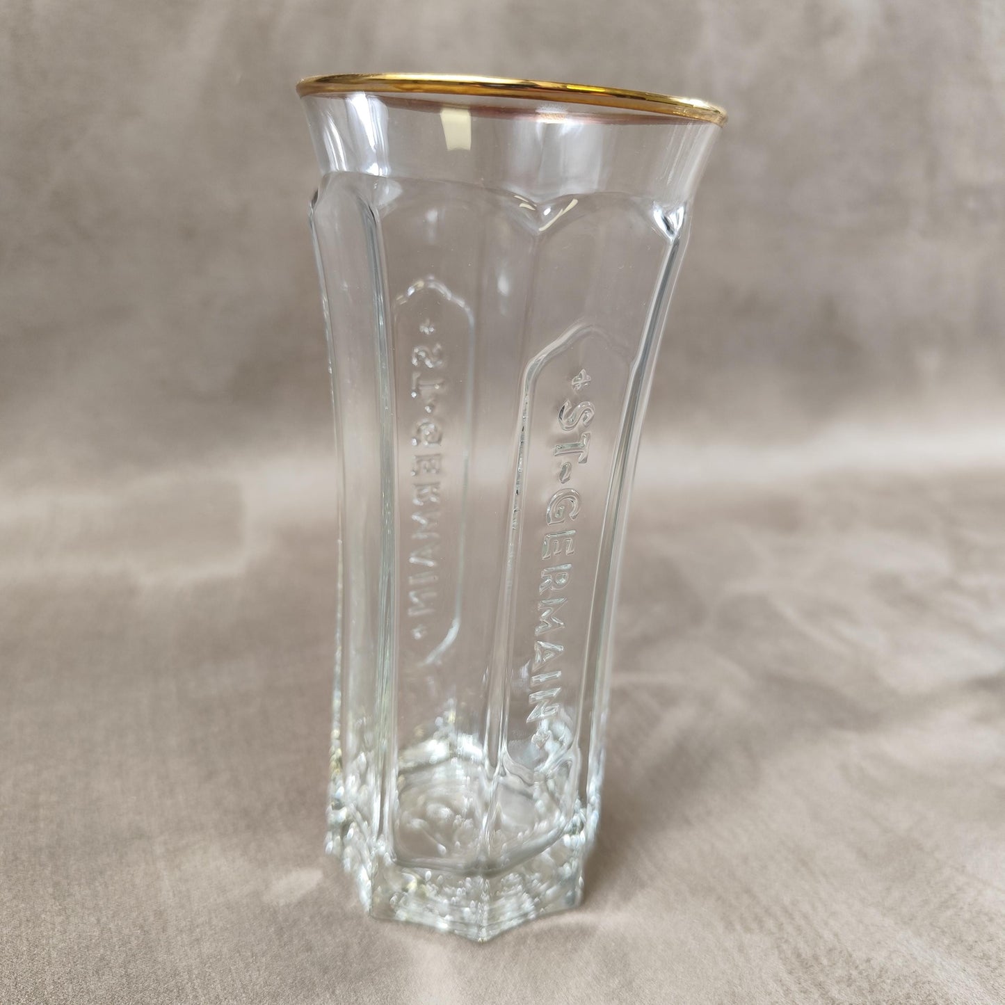 RARE Lot de 6 verres St Germain Liqueur de fleur de Sureau en verre Made in France Vintage 2000