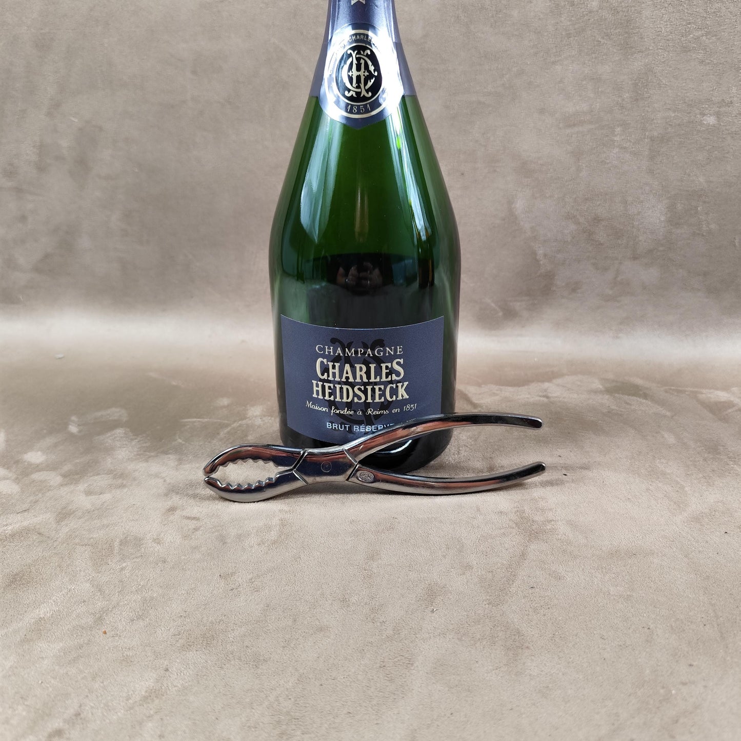 Pince à bouchon de Champagne Charles Heidsieck Made in France Vintage 1970