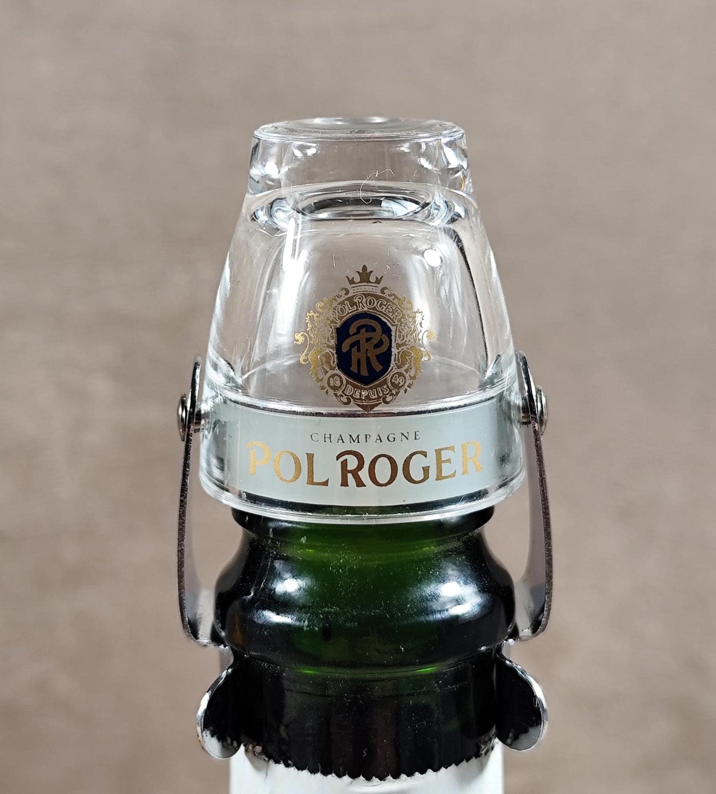 Bouchon stoppeur Champagne Pol Roger Made in France Vintage 1990