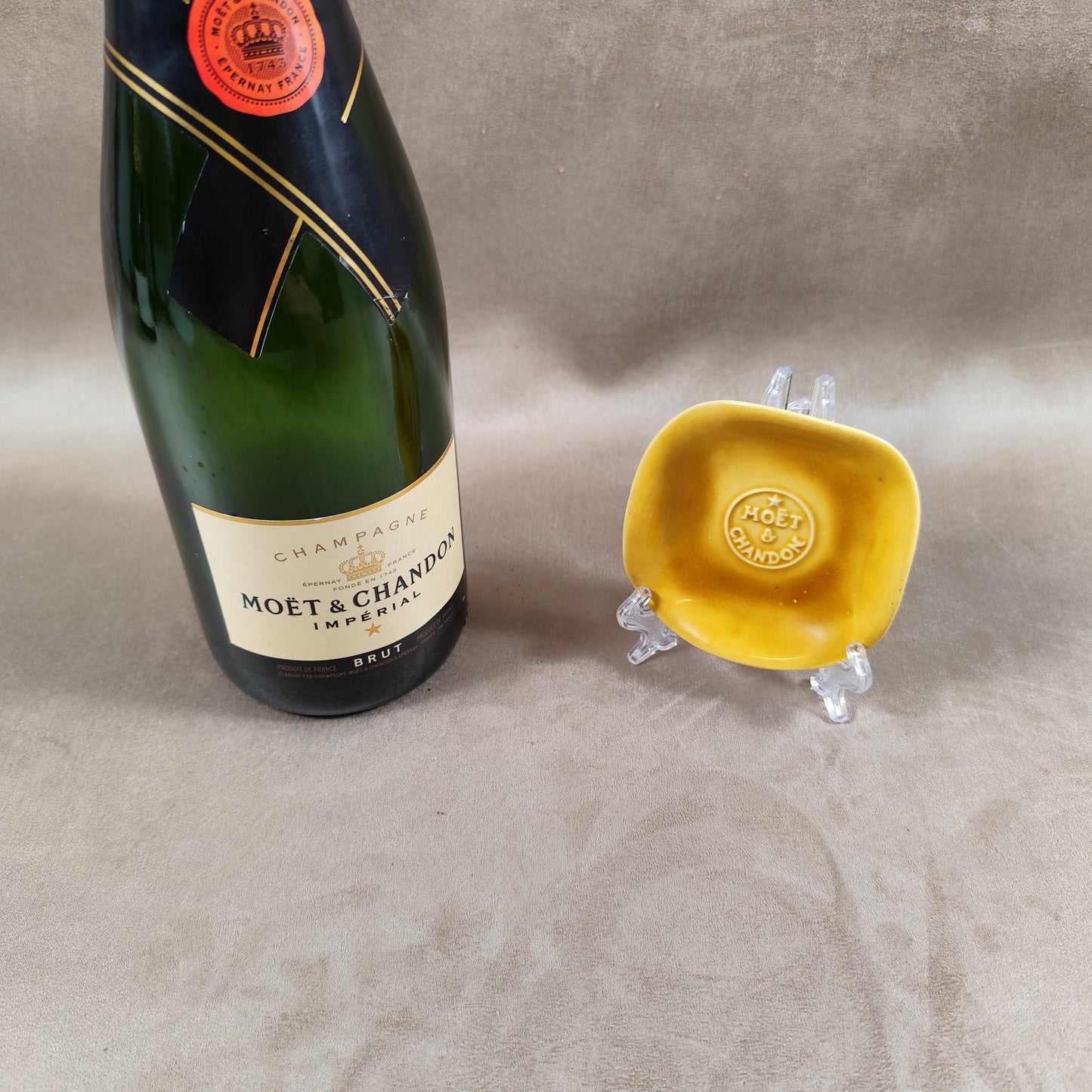 Cendrier Publicitaire Champagne Moët & Chandon Made in France Vintage 1960