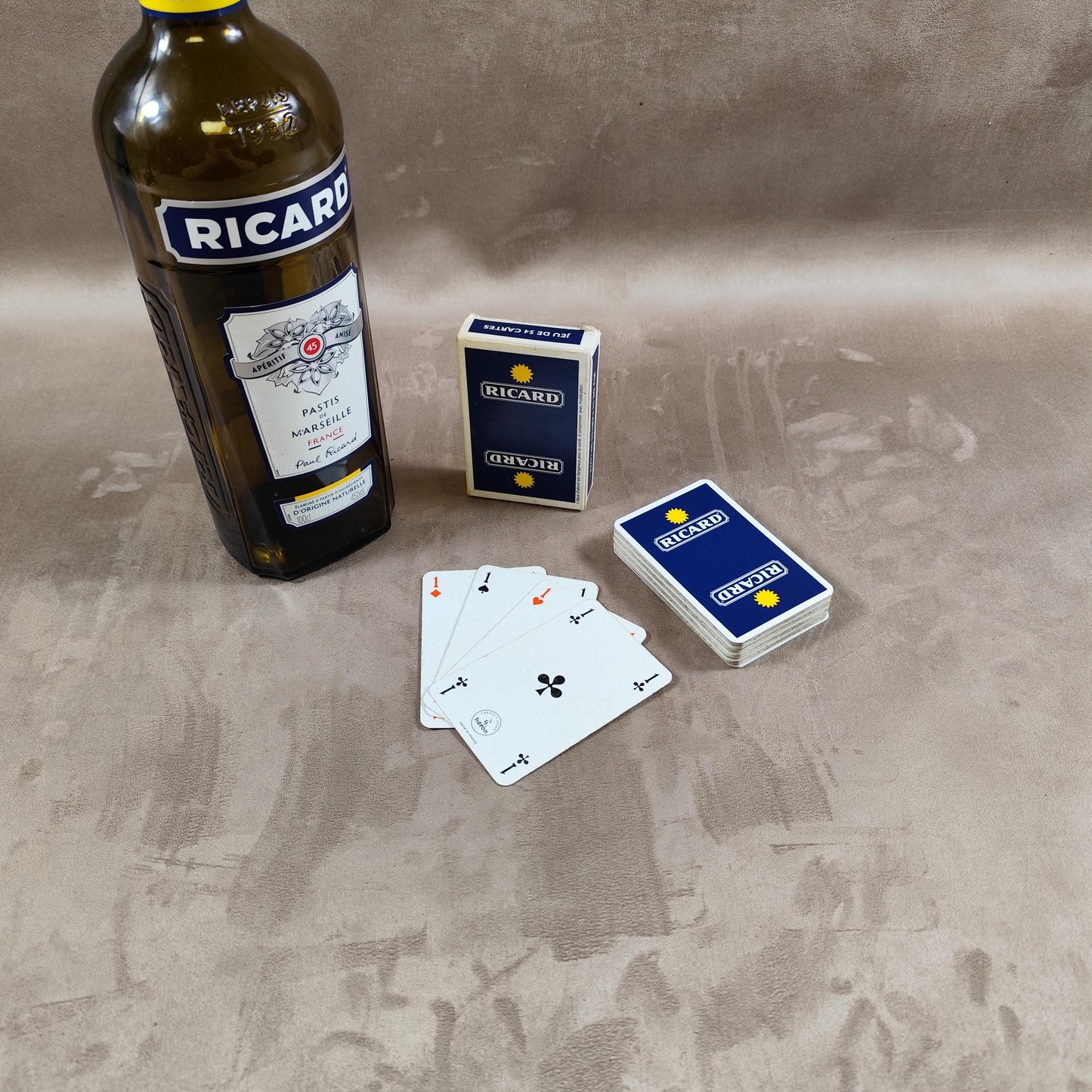 Jeu de cartes complet RICARD Made in France Vintage 1980