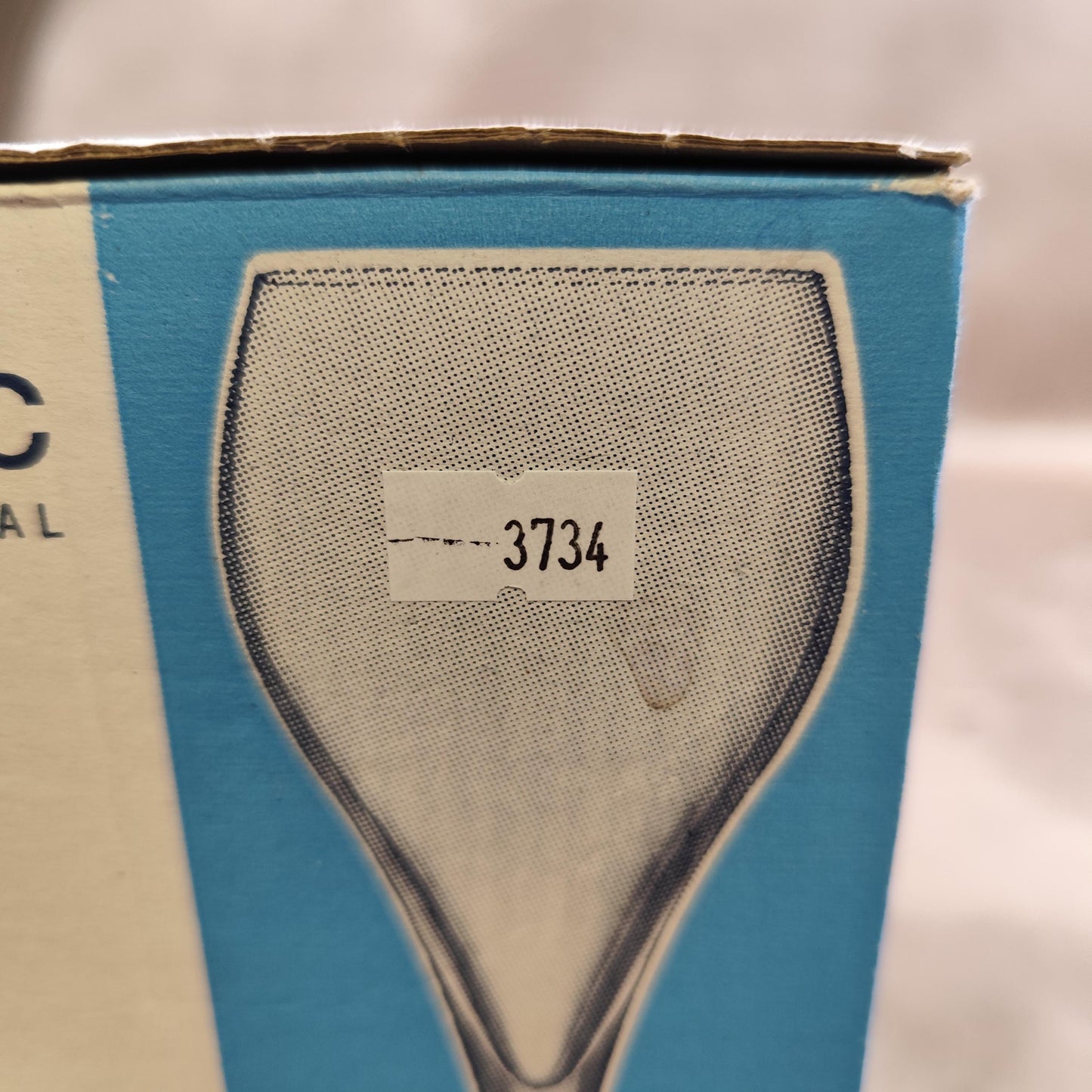 Lot de 6 flutes à Champagne en cristal vintage Champagne Esterlin à Epernay 1990