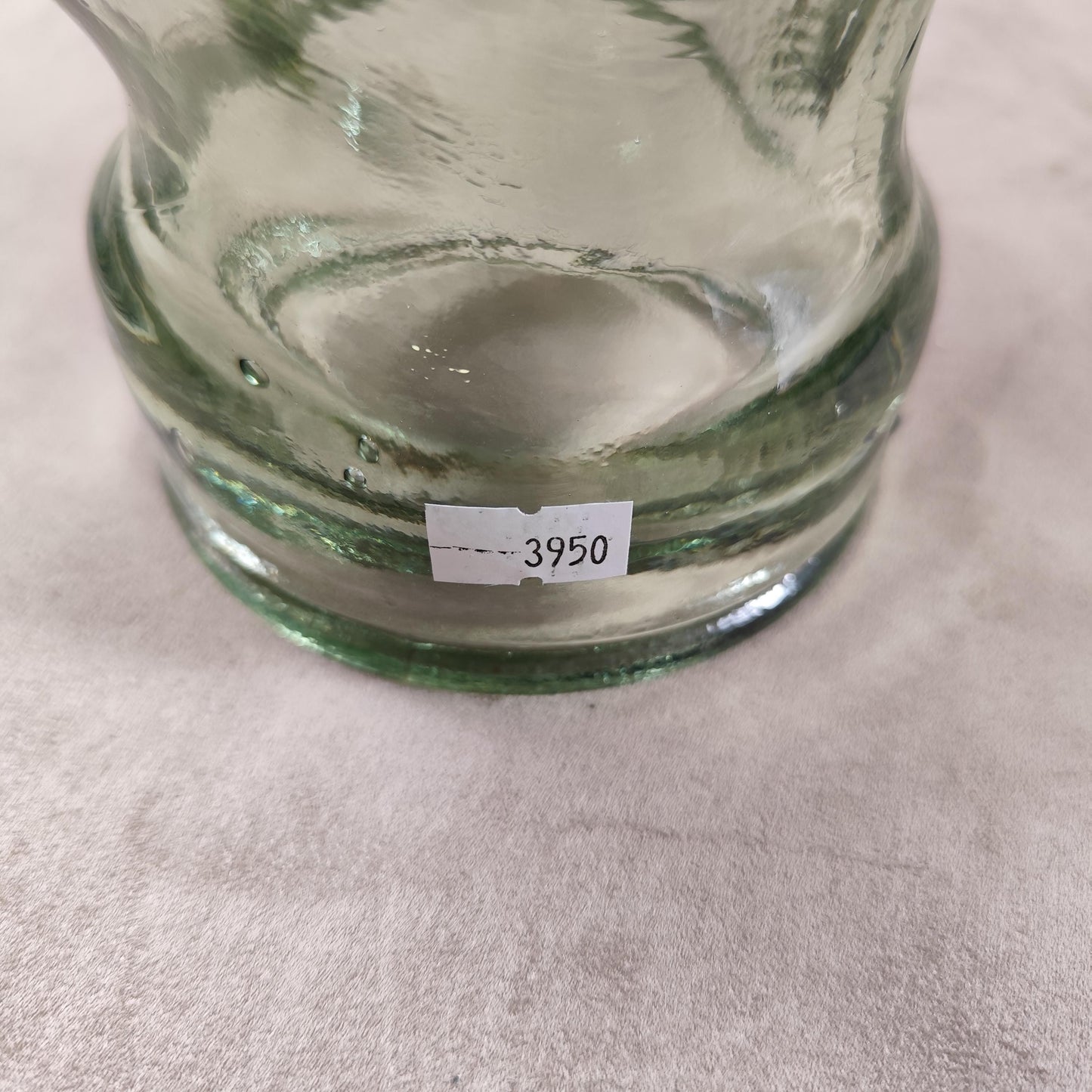 VERY RARE Tête Marotte Porte Chapeau en verre Made in France Vintage 1900