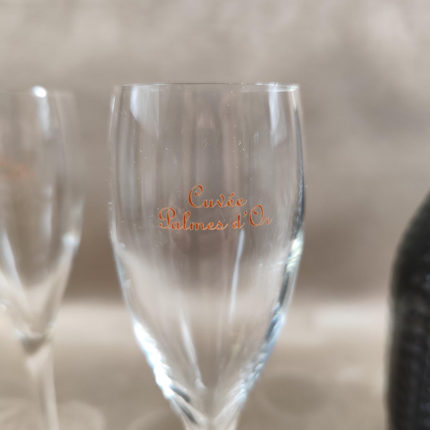 Lot de 6 flutes à Champagne Nicolas Feuillatte Palme d'or Made in France Vintage 1990