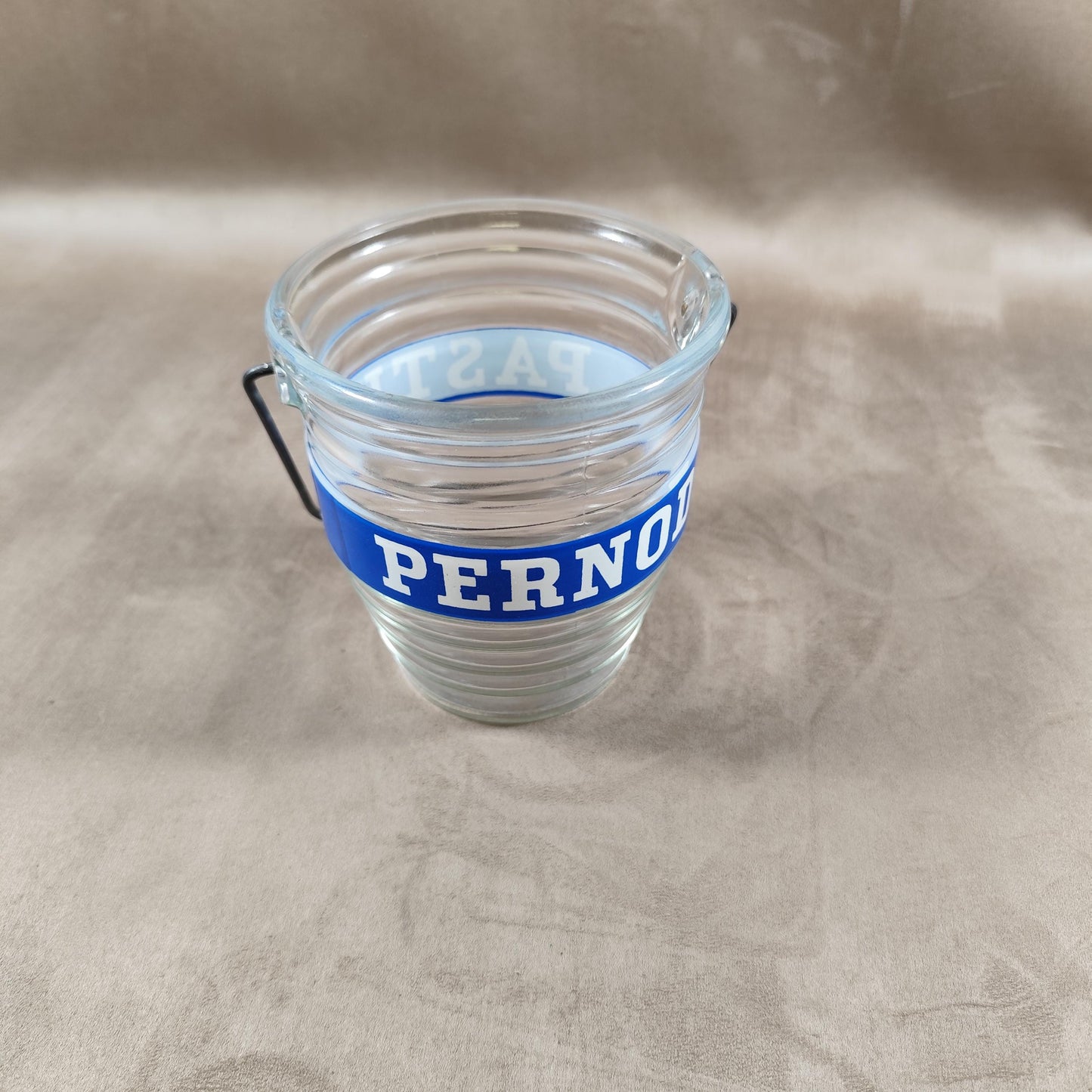 Seau à glace Pastis 51 en verre Made in France Vintage 1970