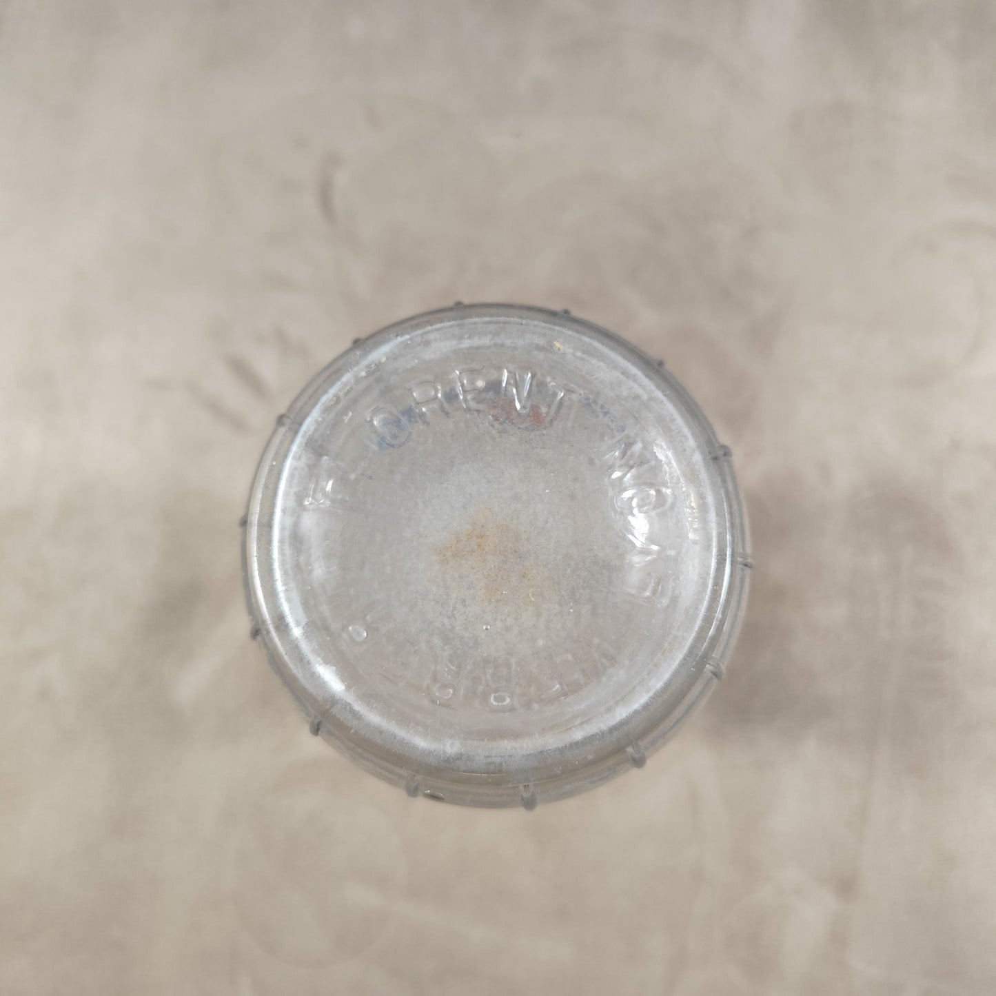 Carafe à eau Pernod Fils en verre Made in France Vintage 1950