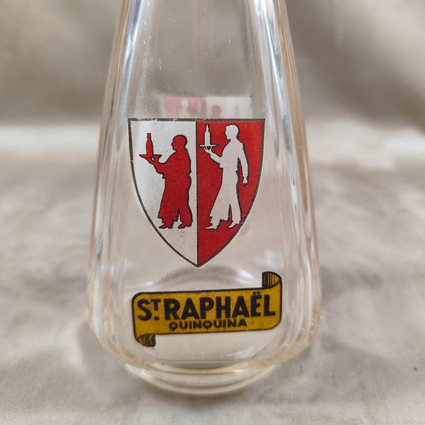 Cruche à eau St Raphaël en verre vintage Made in France