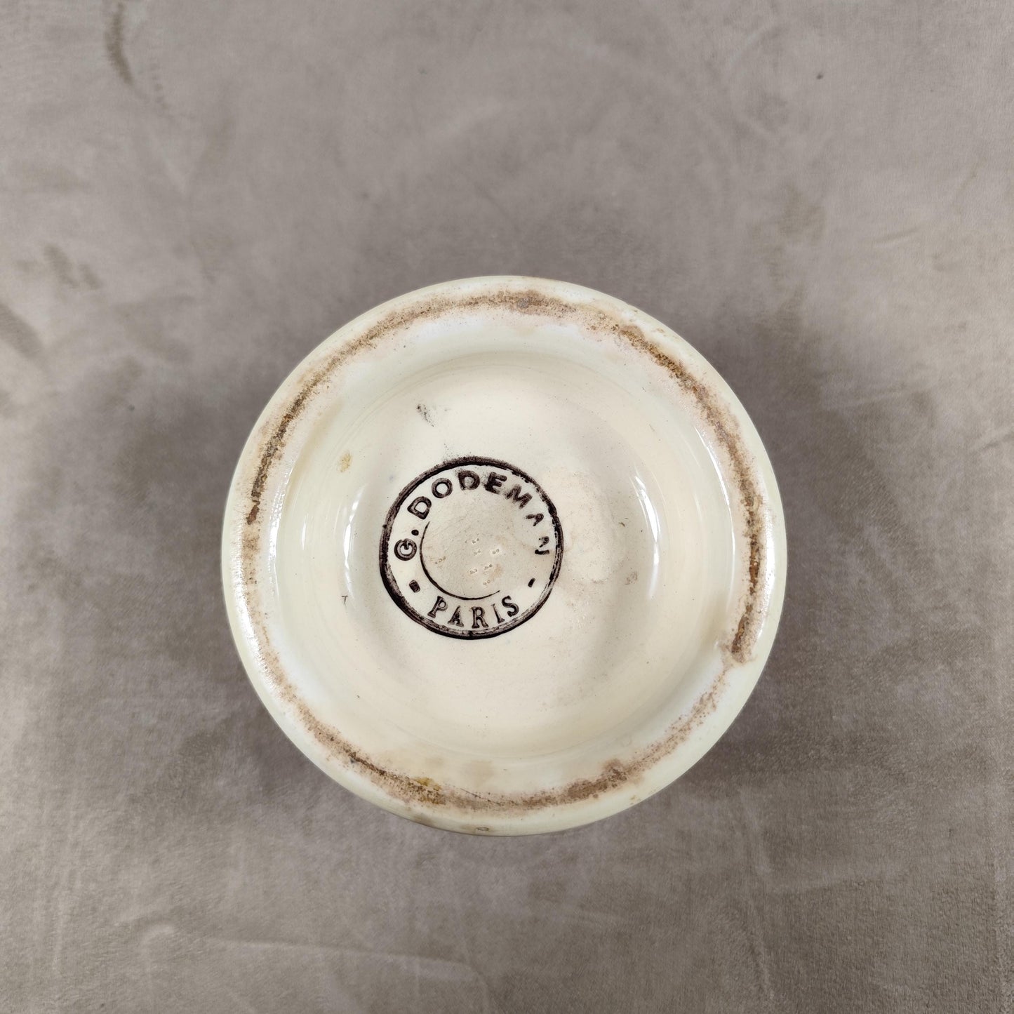 VERY RARE Pyrogène Dubonnet vintage Grand Prix 1900 en faience ancienne par "G.Dodeman Paris" Made in France 1900