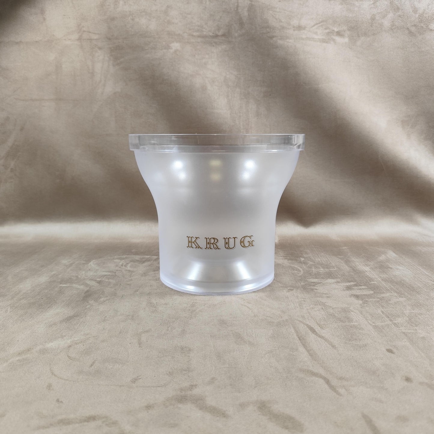 RARE Seau à Champagne KRUG en Plexiglas vintage Made in France 1980
