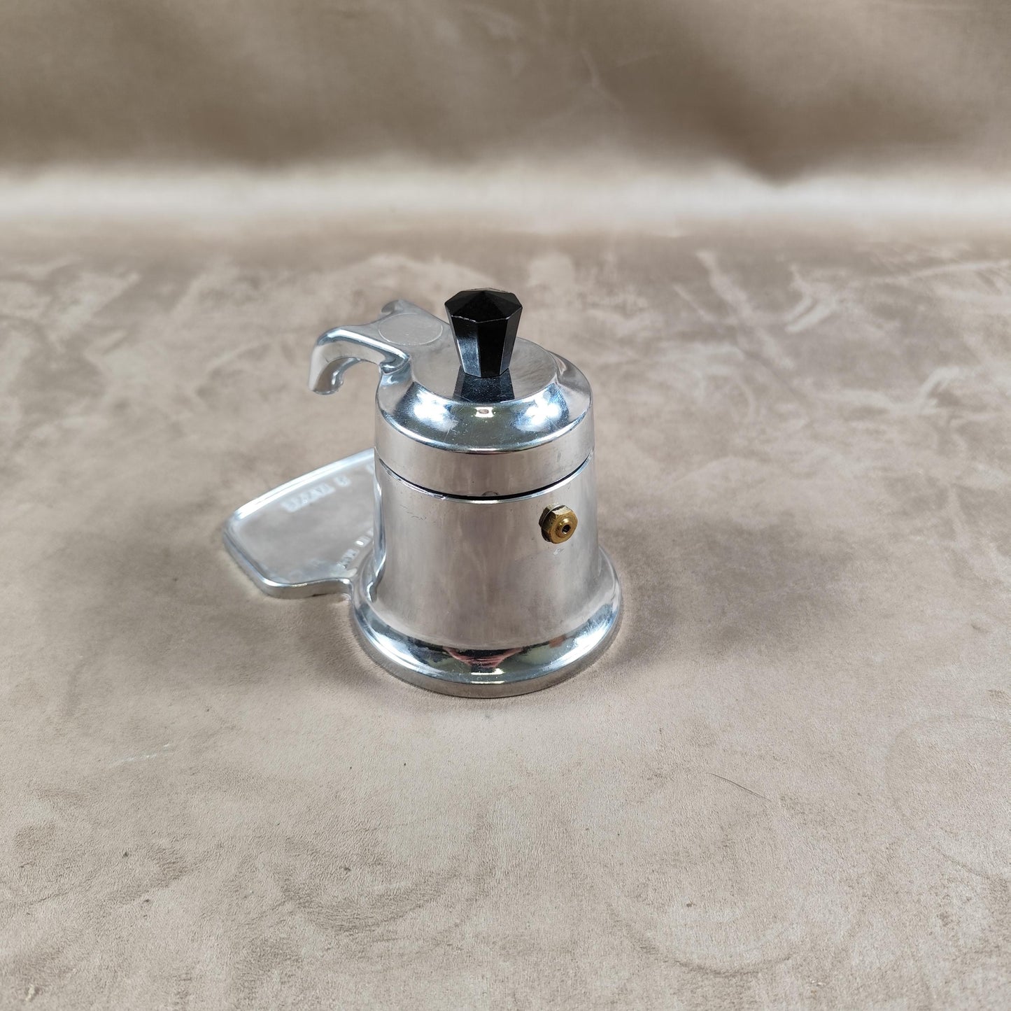 Cafetière italienne de voyage MIGNON Bialetti 2 personnes en acier Made in Italy Vintage 1970