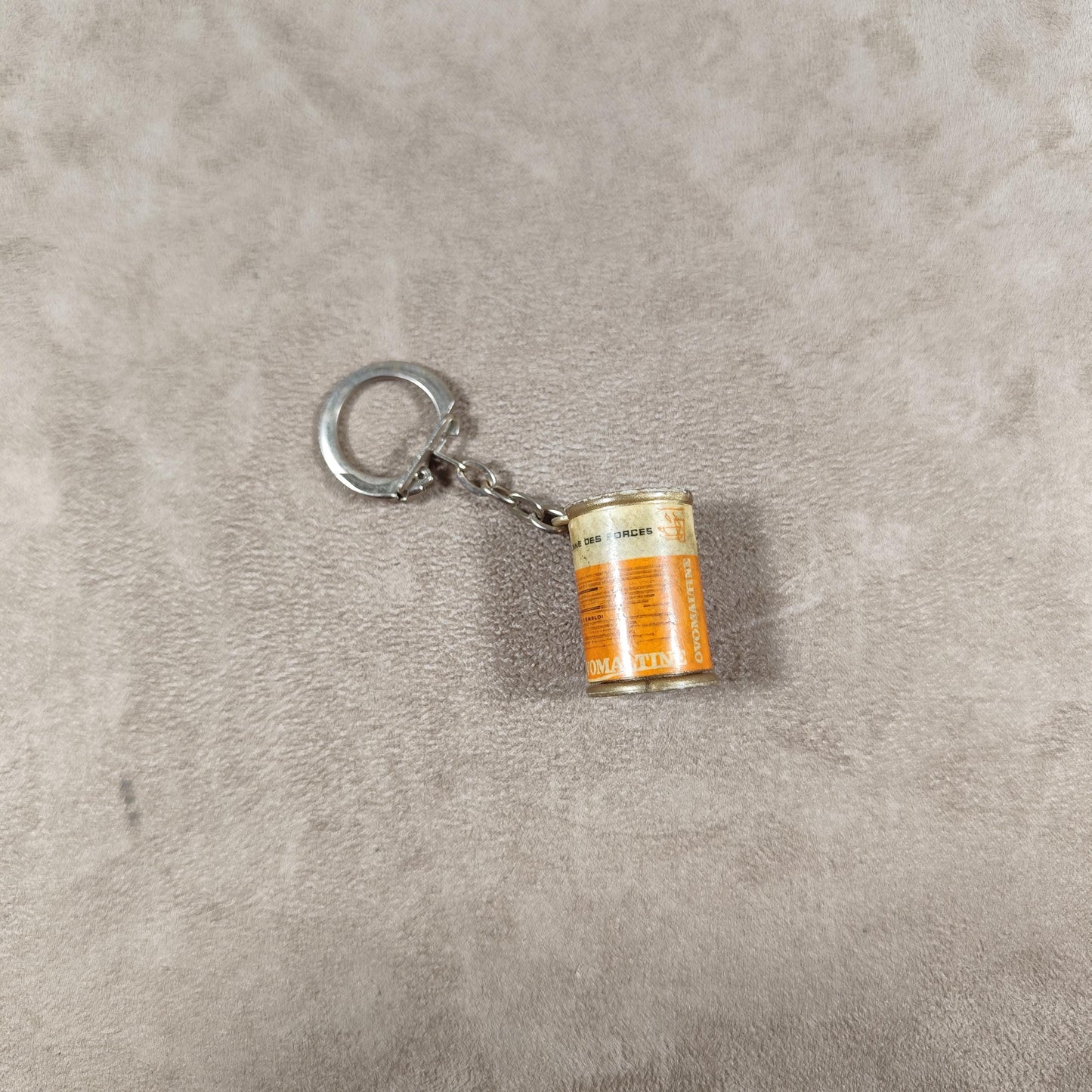 Porte clés Publicitaire Conserve Ovomaltine Made in France Vintage 1970