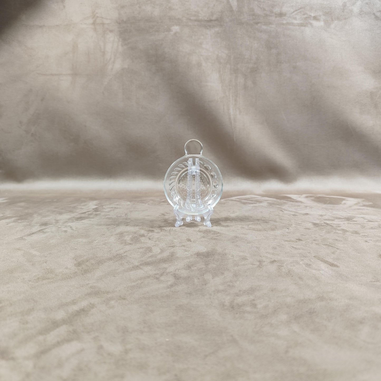 Tastevin en verre Made in France Vintage 1970