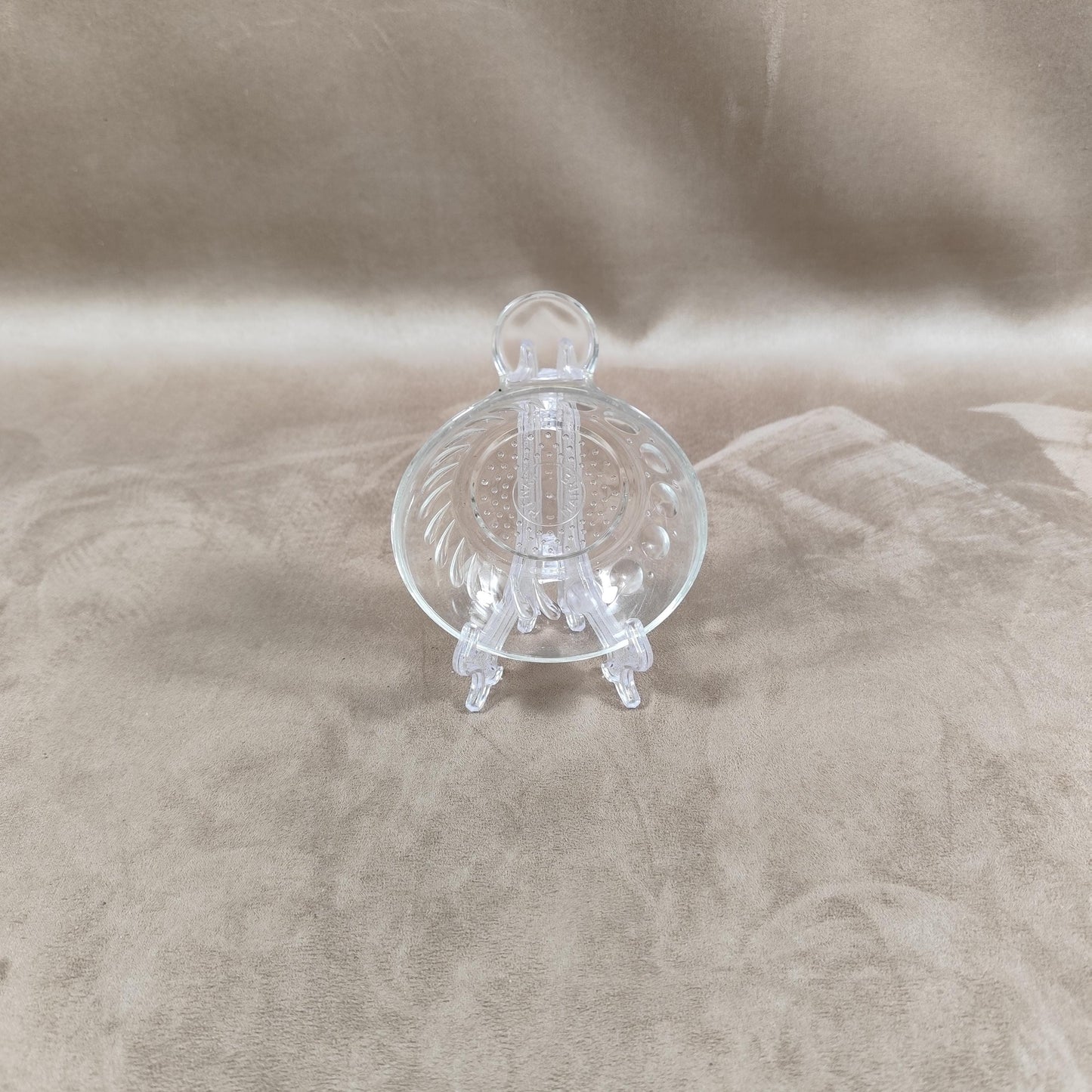 Tastevin en verre Made in France Vintage 1970