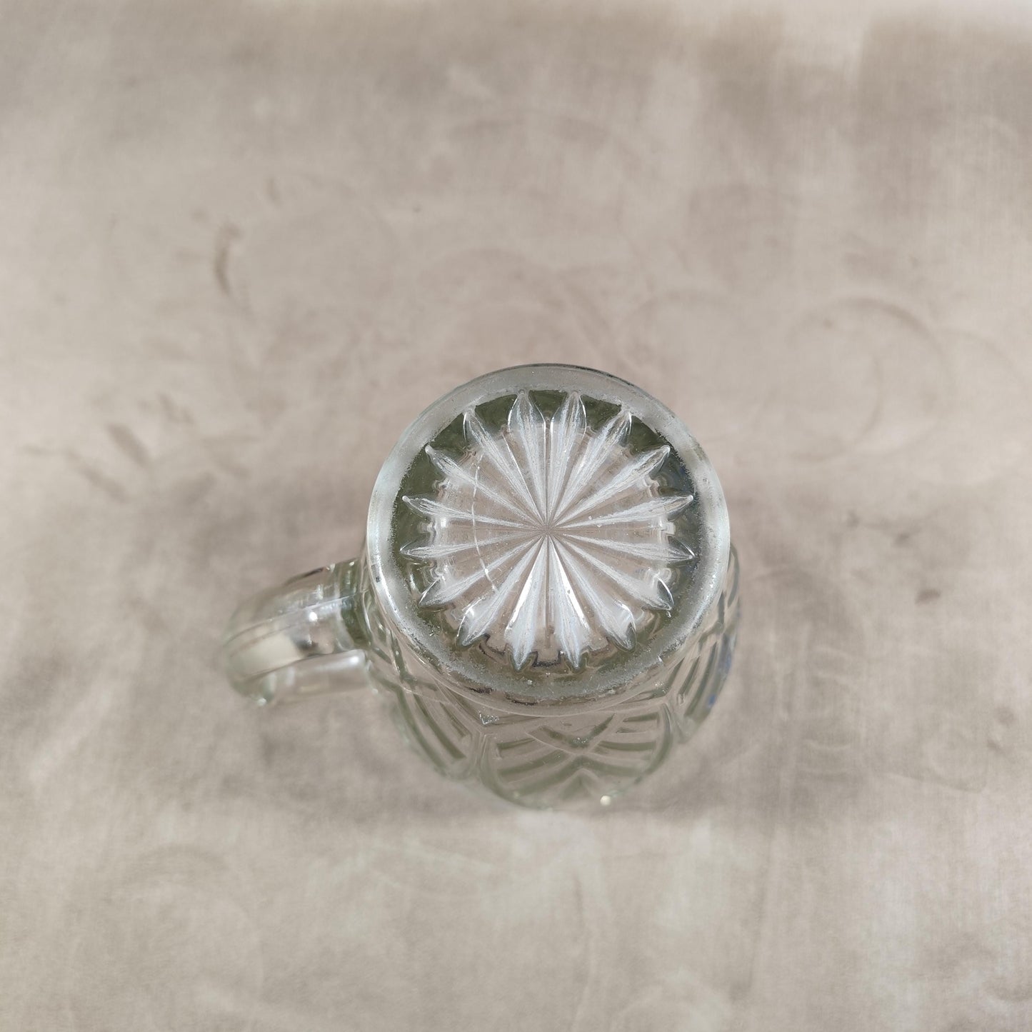 Cruche à eau Pernod Fils en verre Made in France Vintage 1970