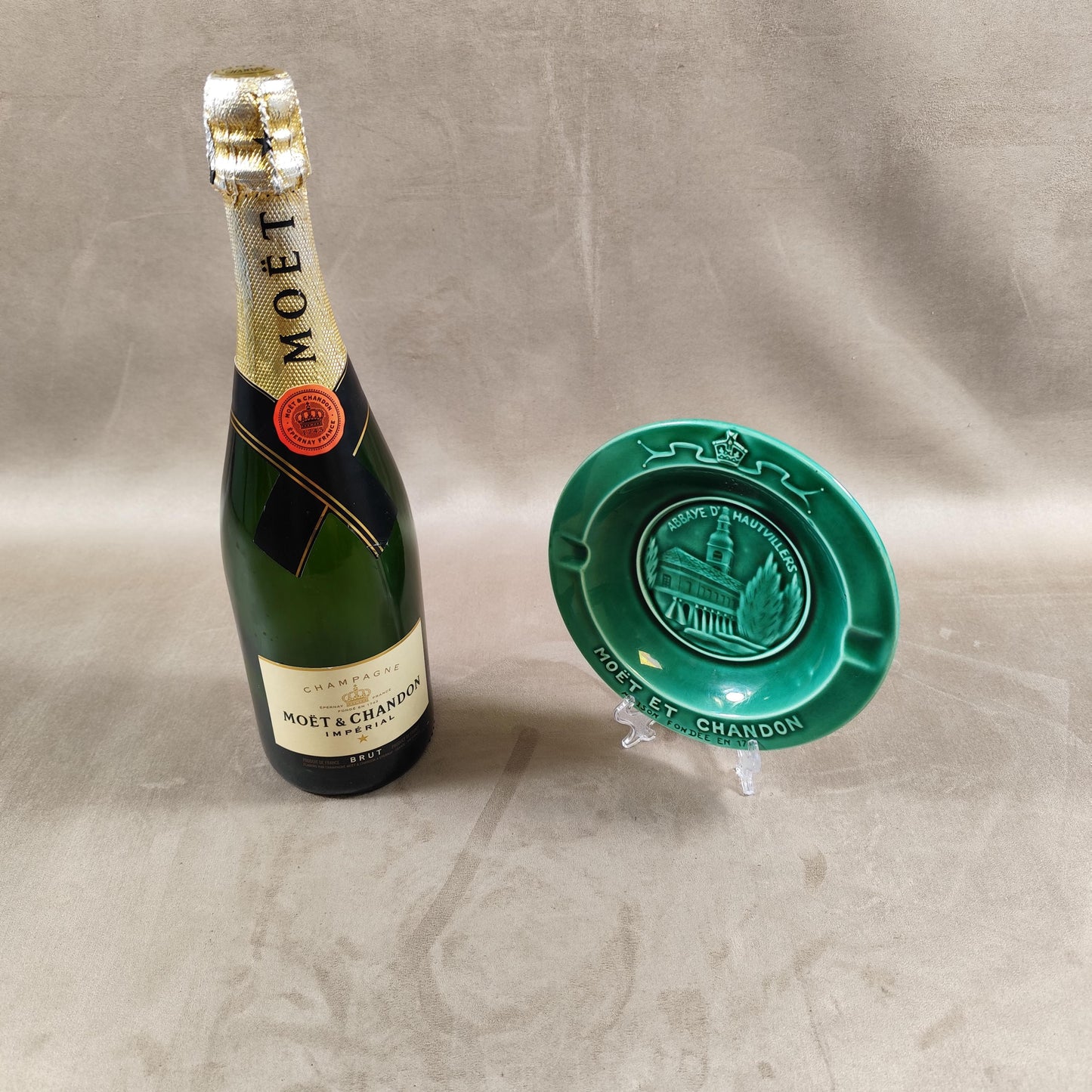 Cendrier Publicitaire Champagne Moët & Chandon Made in France Vintage 1960
