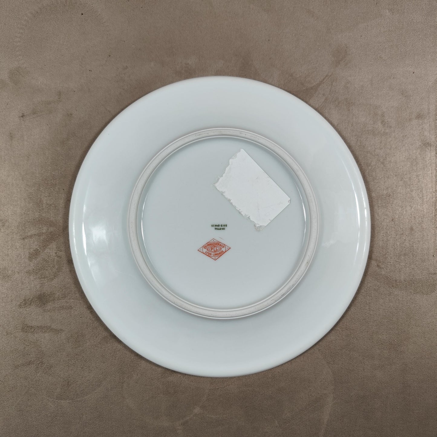 Assiette ancienne du restaurant La Coupole à Reims Made in France Vintage 1970