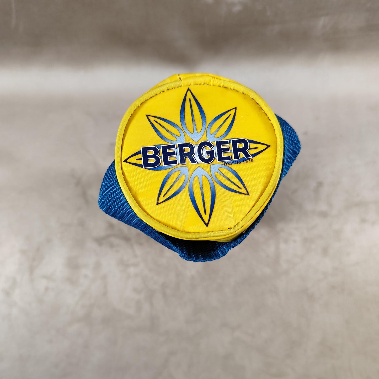 Sac isotherme pastis Berger avec poignée jaune Made in France Vintage 1980