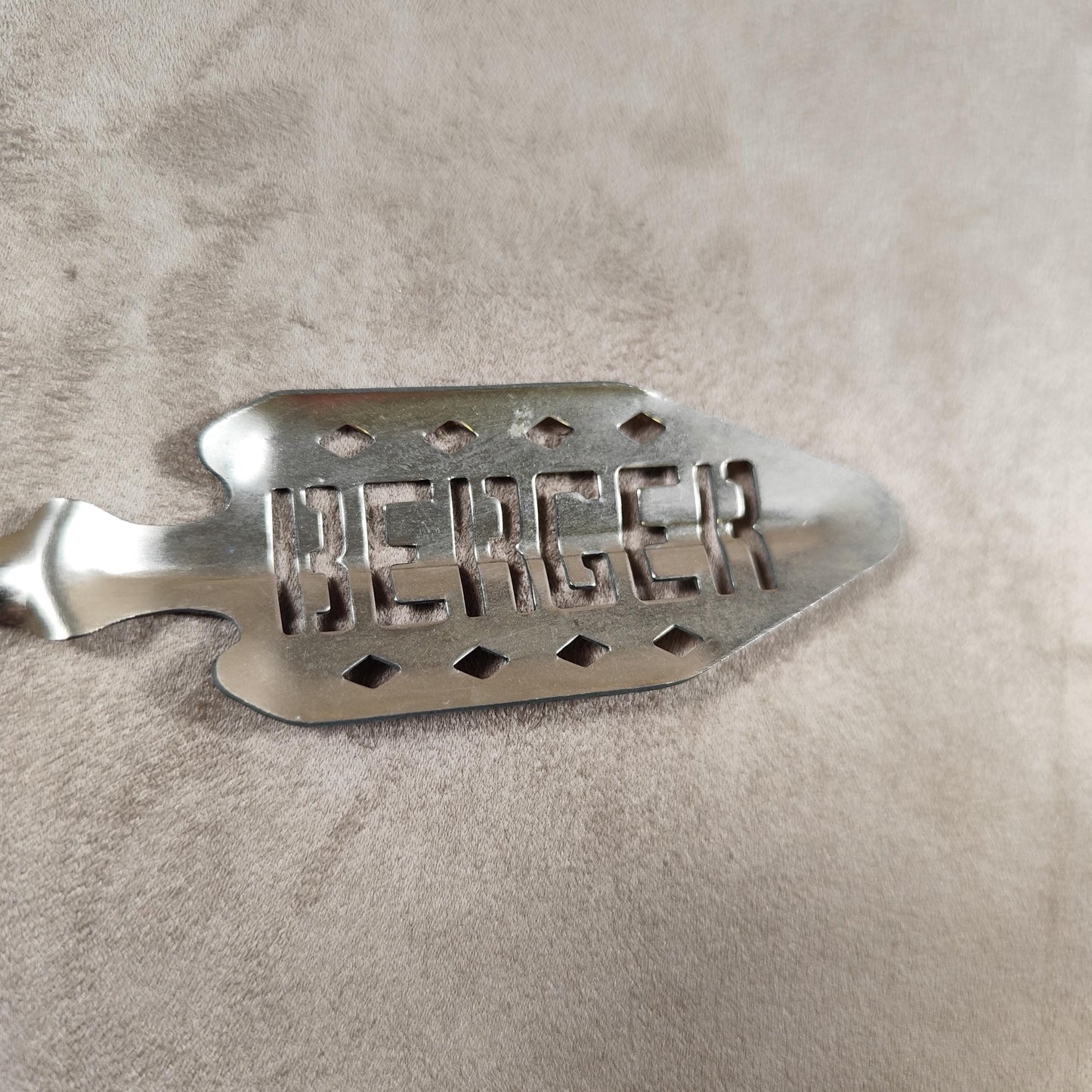 Ancienne cuillère à absinthe Berger Made in France Vintage 1960