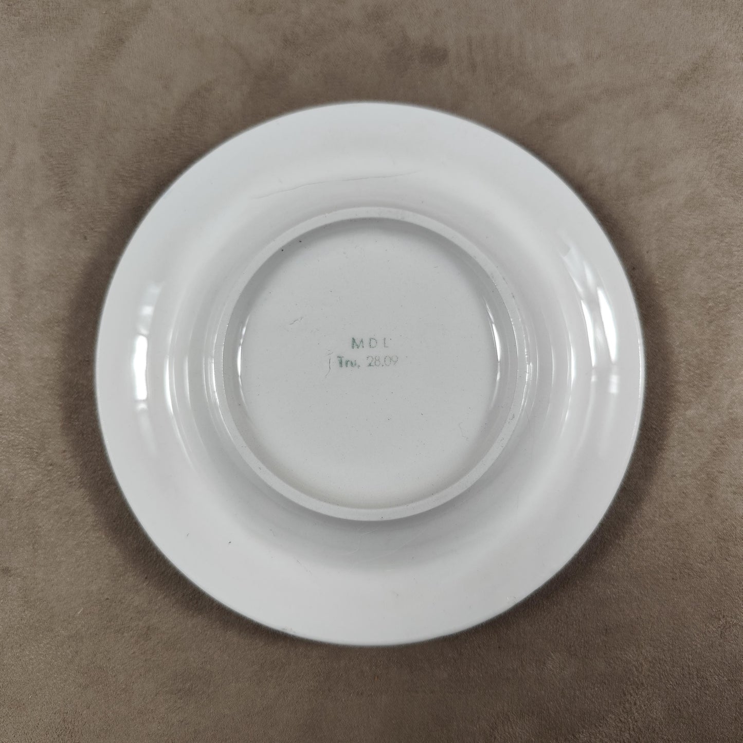 Cendrier publicitaire en faience Vichy Etat C'est l'instant "Célestins" Made in France Vintage 1980